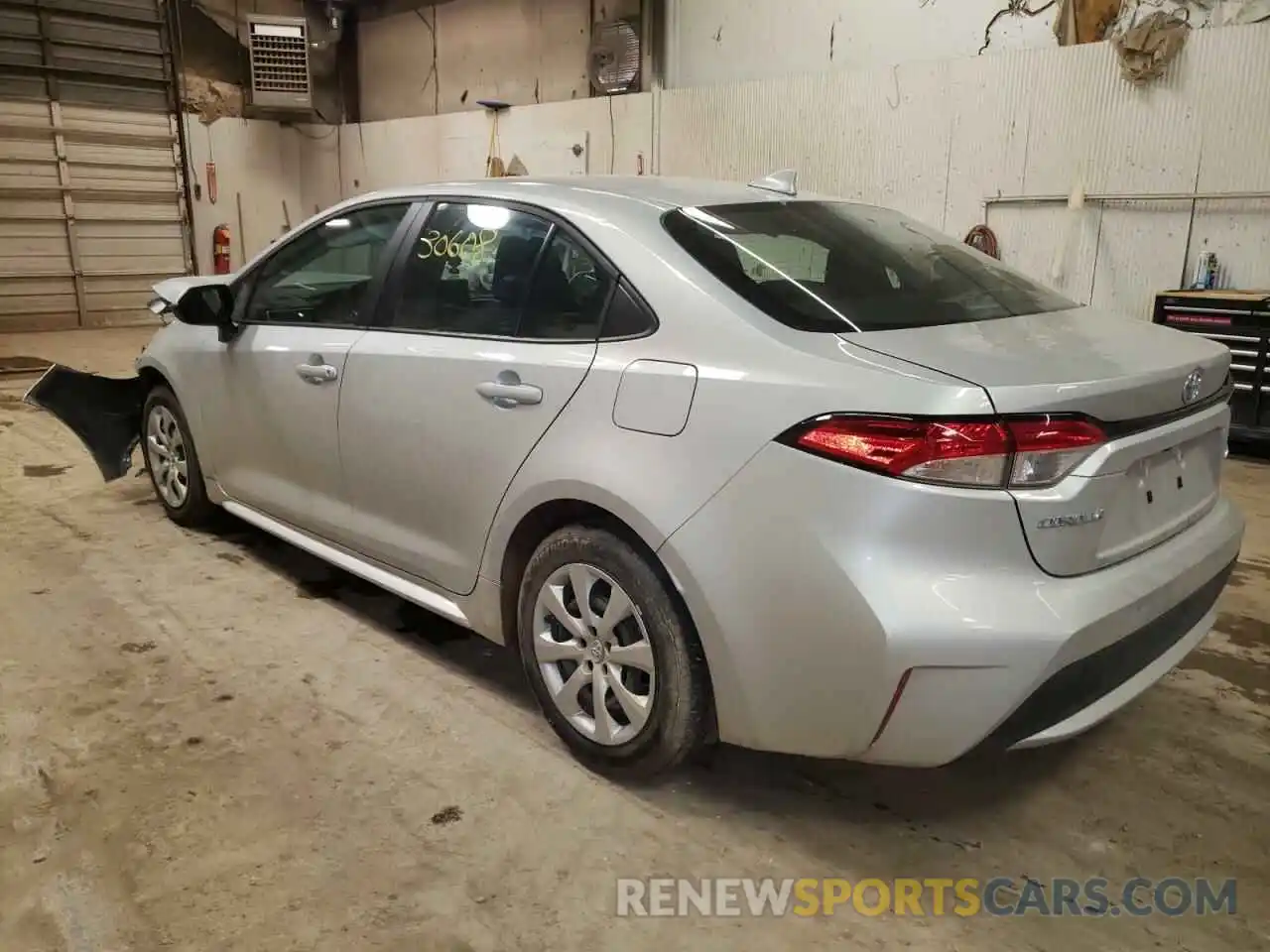 3 Photograph of a damaged car 5YFEPMAE2MP247986 TOYOTA COROLLA 2021