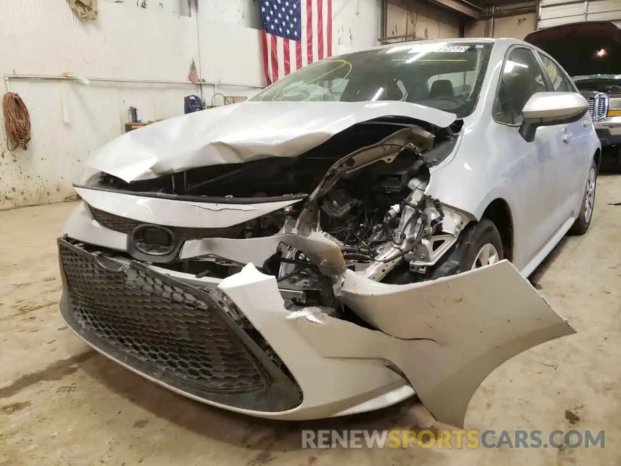 9 Photograph of a damaged car 5YFEPMAE2MP247986 TOYOTA COROLLA 2021