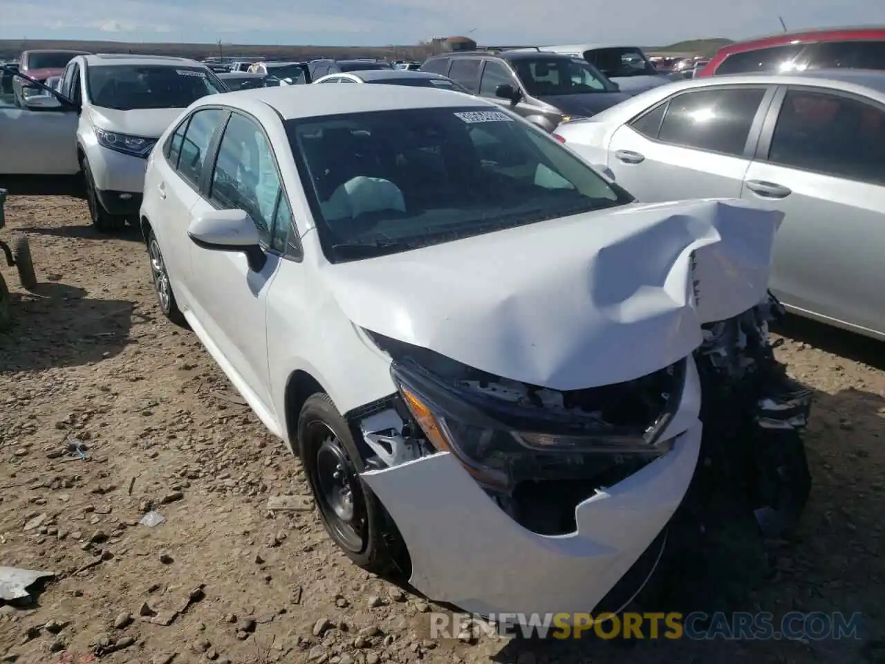 1 Photograph of a damaged car 5YFEPMAE2MP248216 TOYOTA COROLLA 2021