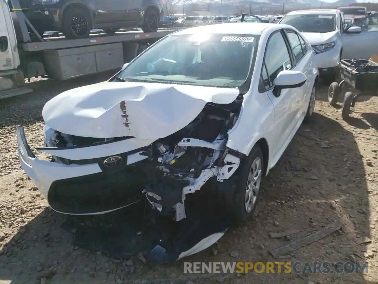 2 Photograph of a damaged car 5YFEPMAE2MP248216 TOYOTA COROLLA 2021