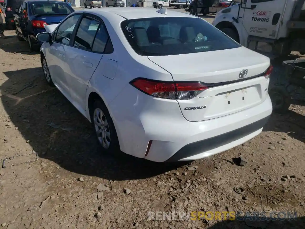 3 Photograph of a damaged car 5YFEPMAE2MP248216 TOYOTA COROLLA 2021