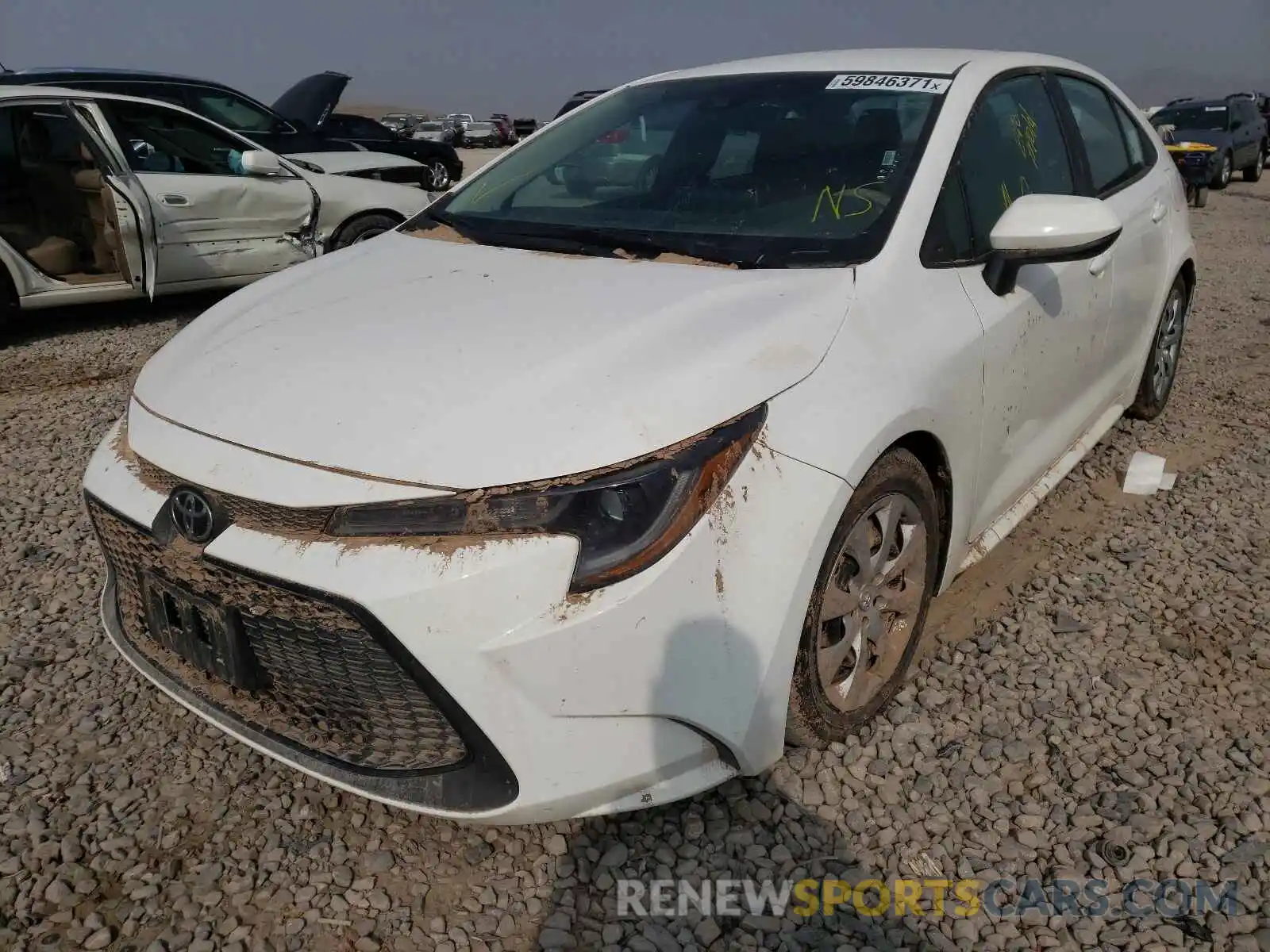 2 Photograph of a damaged car 5YFEPMAE2MP248488 TOYOTA COROLLA 2021