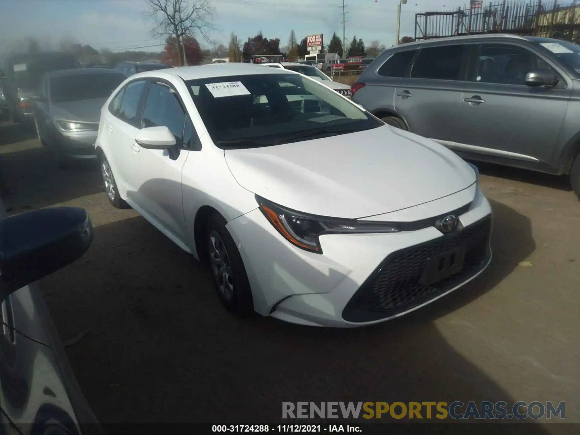 1 Photograph of a damaged car 5YFEPMAE2MP248779 TOYOTA COROLLA 2021