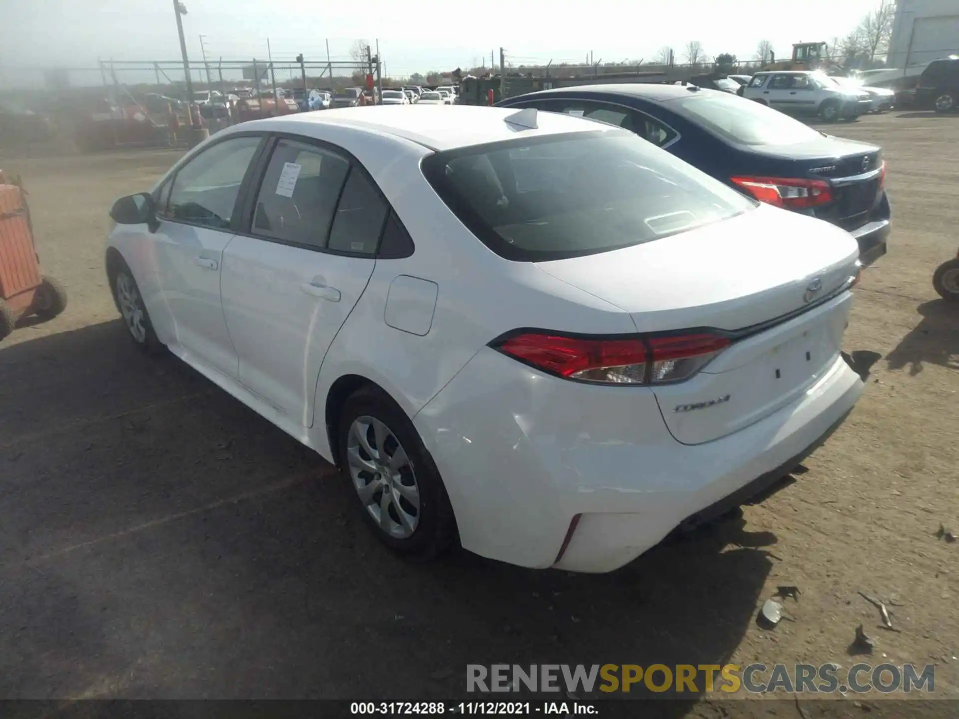 3 Photograph of a damaged car 5YFEPMAE2MP248779 TOYOTA COROLLA 2021