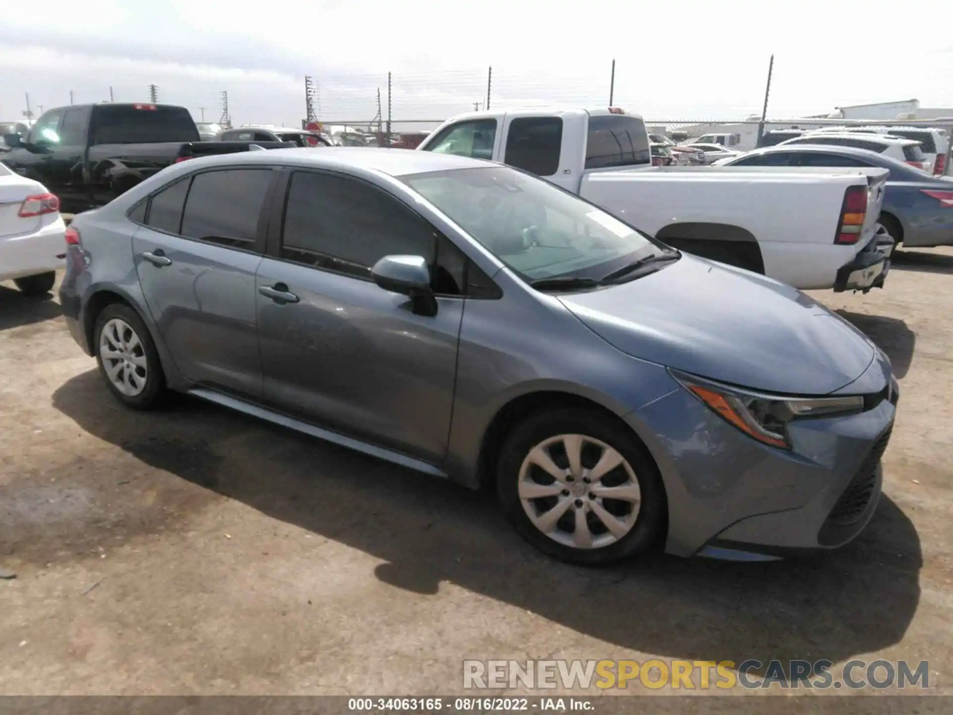 1 Photograph of a damaged car 5YFEPMAE2MP249768 TOYOTA COROLLA 2021