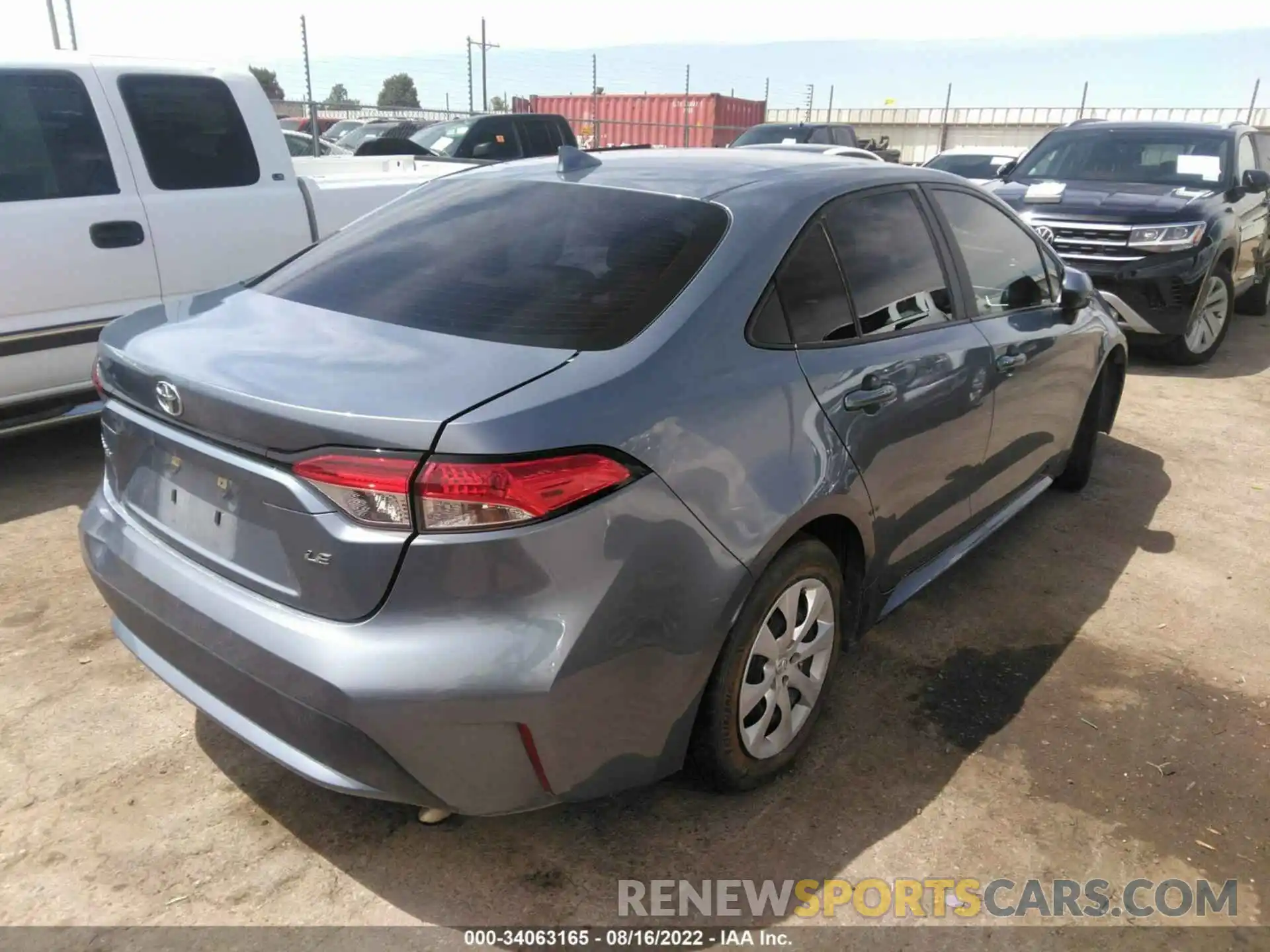 4 Photograph of a damaged car 5YFEPMAE2MP249768 TOYOTA COROLLA 2021