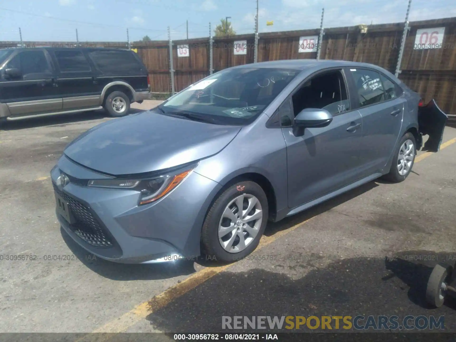 2 Photograph of a damaged car 5YFEPMAE2MP251276 TOYOTA COROLLA 2021