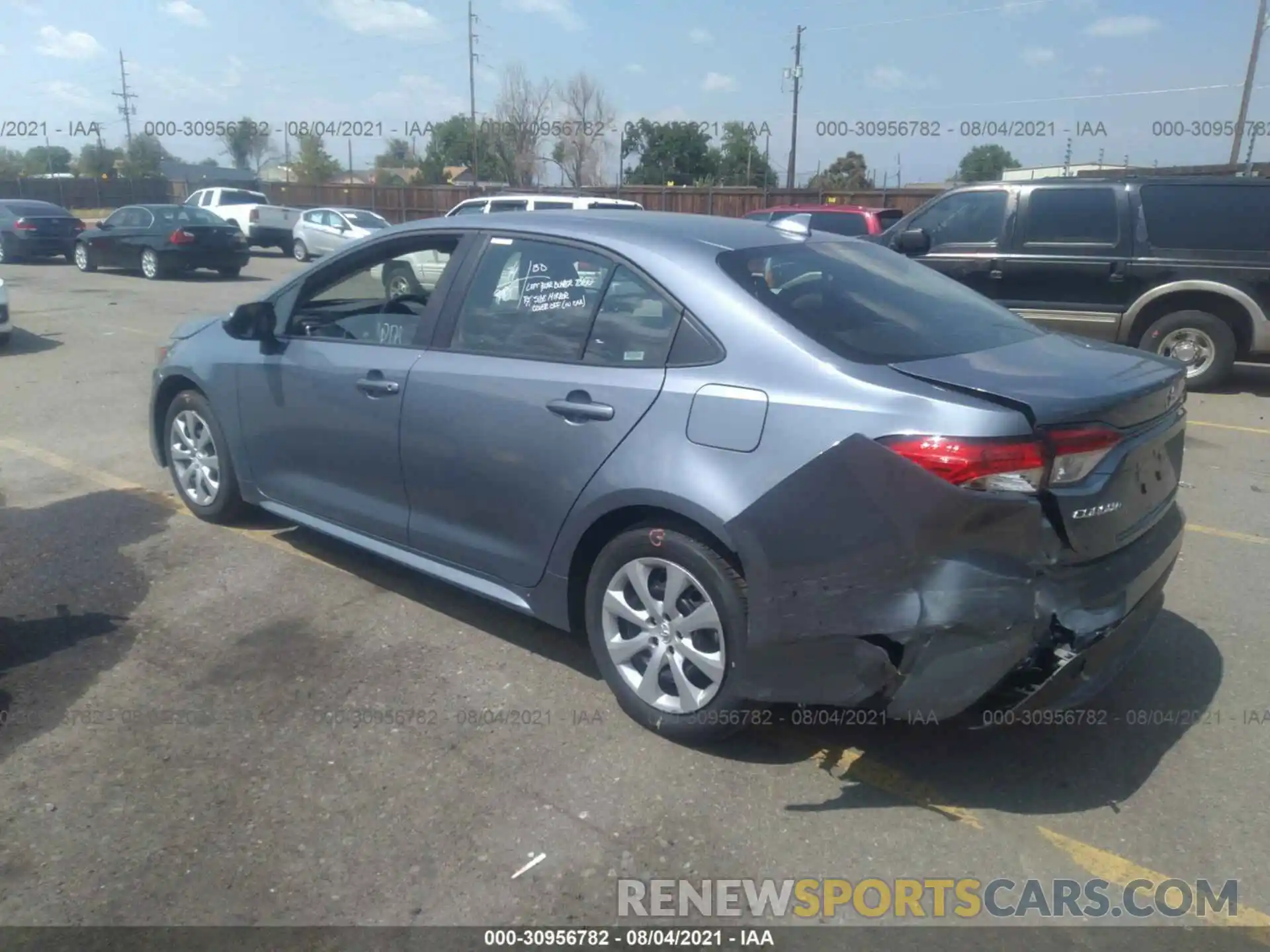 3 Photograph of a damaged car 5YFEPMAE2MP251276 TOYOTA COROLLA 2021