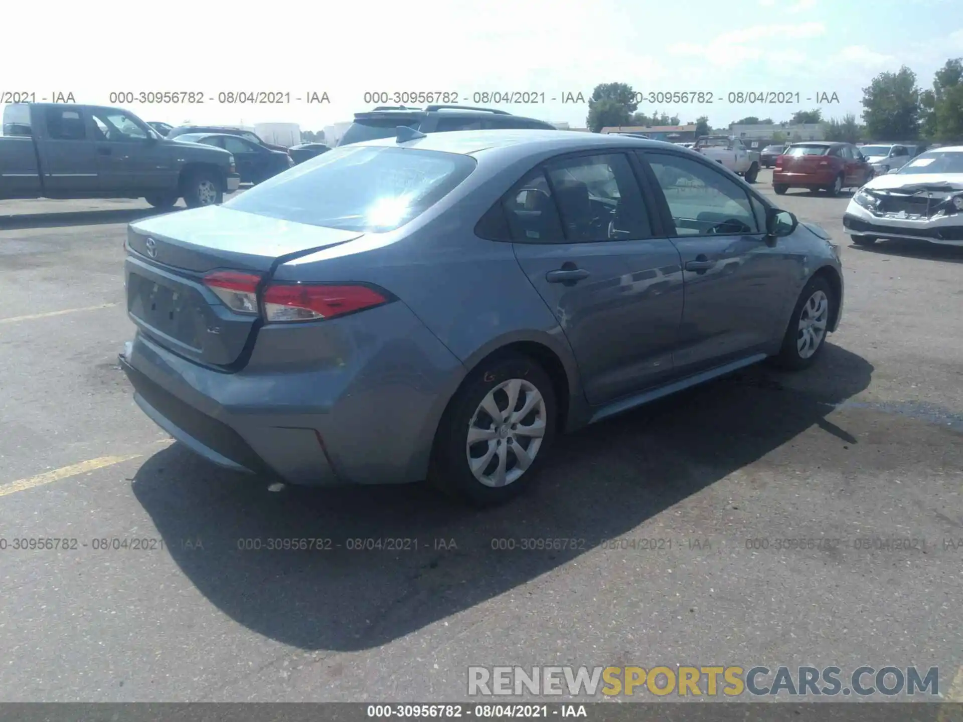 4 Photograph of a damaged car 5YFEPMAE2MP251276 TOYOTA COROLLA 2021