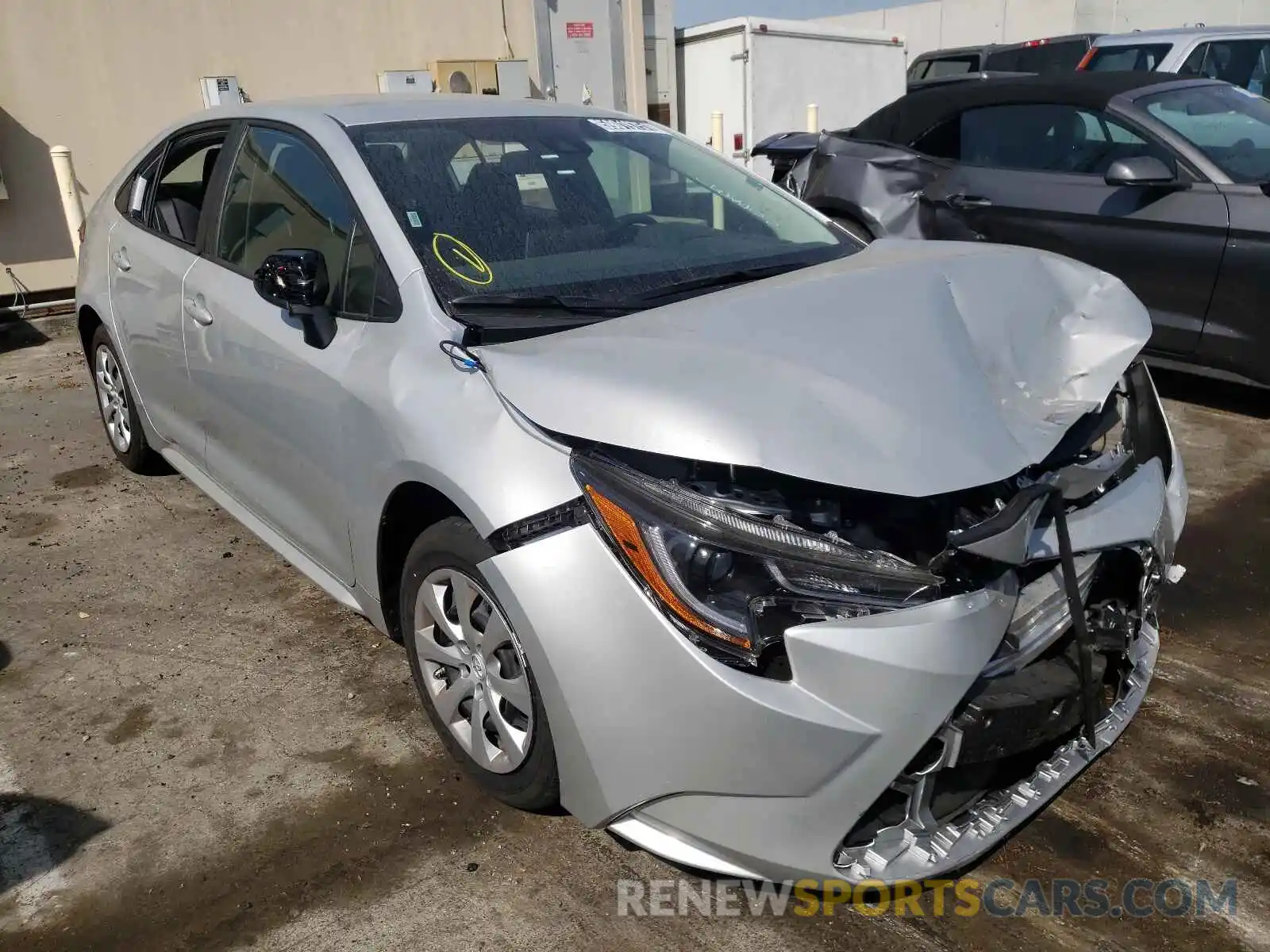 1 Photograph of a damaged car 5YFEPMAE2MP252508 TOYOTA COROLLA 2021