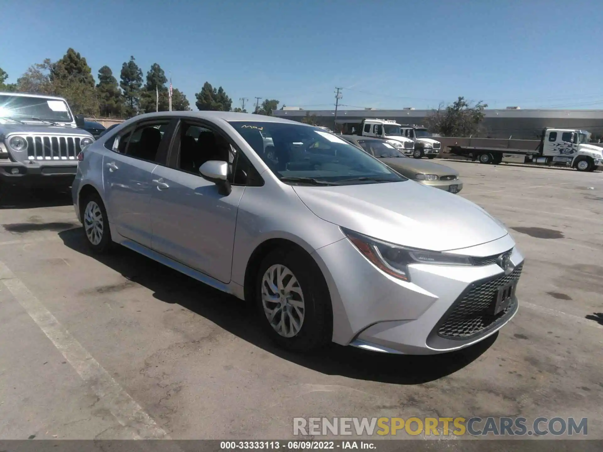 1 Photograph of a damaged car 5YFEPMAE2MP252654 TOYOTA COROLLA 2021