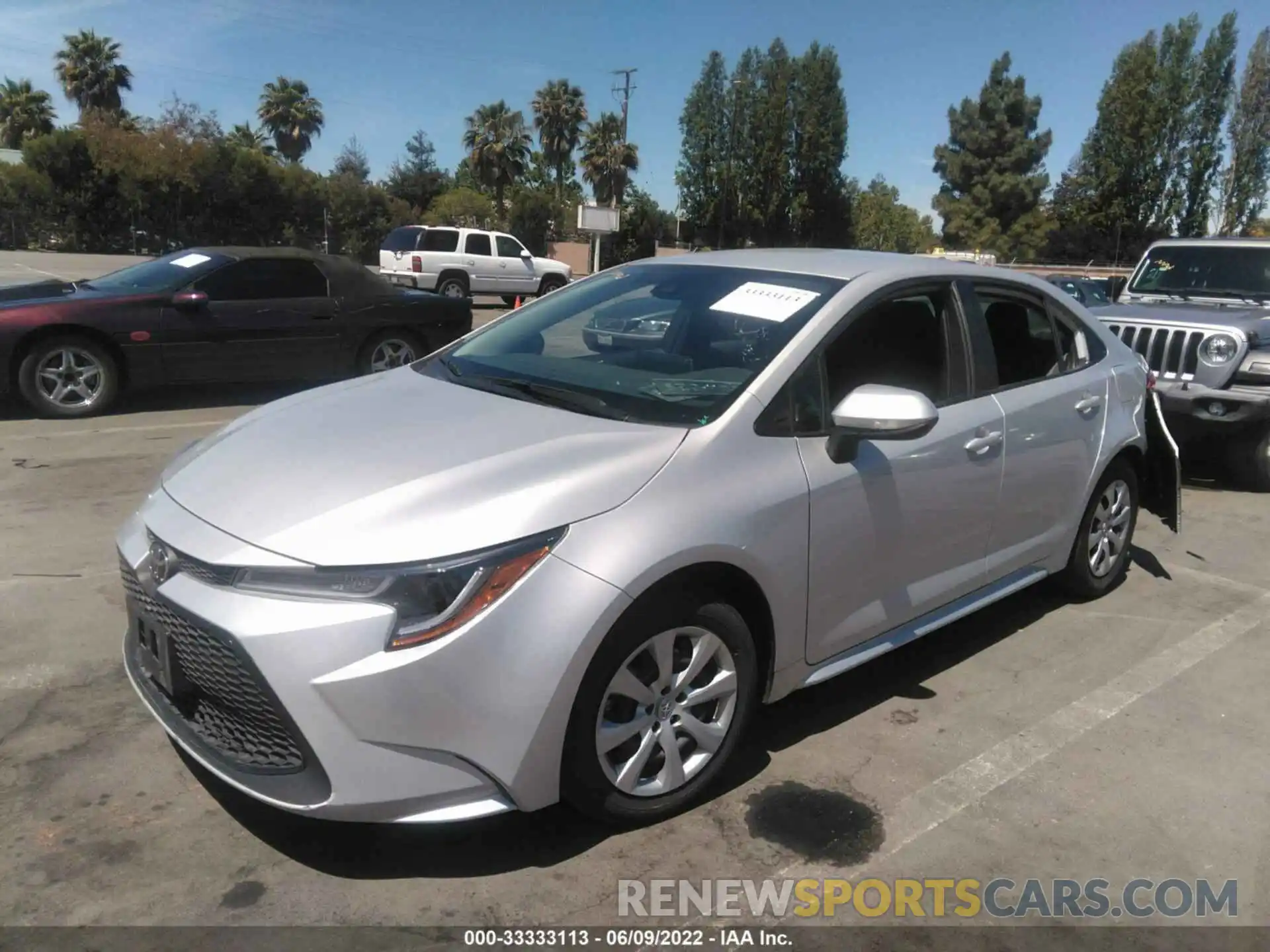 2 Photograph of a damaged car 5YFEPMAE2MP252654 TOYOTA COROLLA 2021