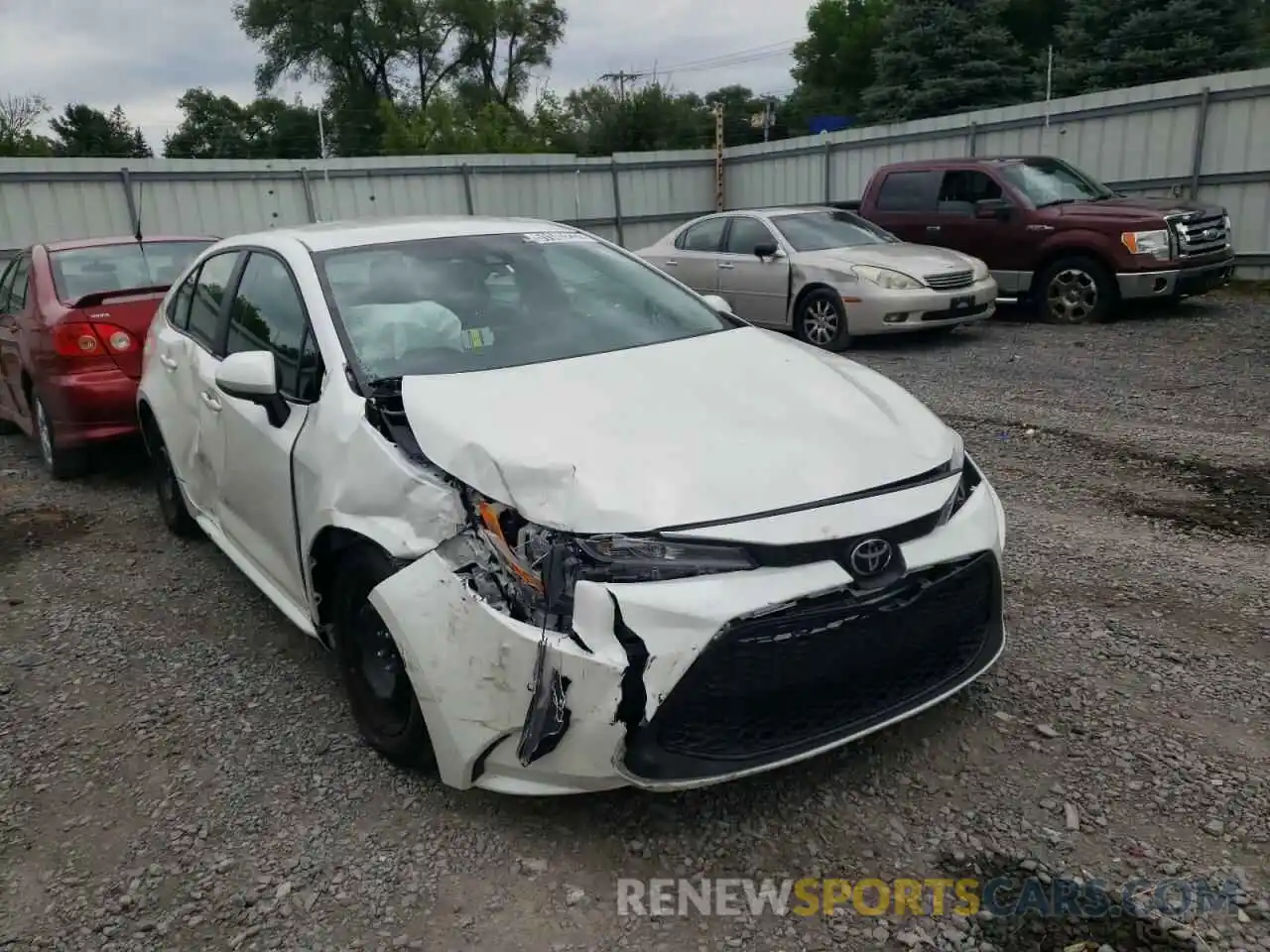 1 Photograph of a damaged car 5YFEPMAE2MP254288 TOYOTA COROLLA 2021