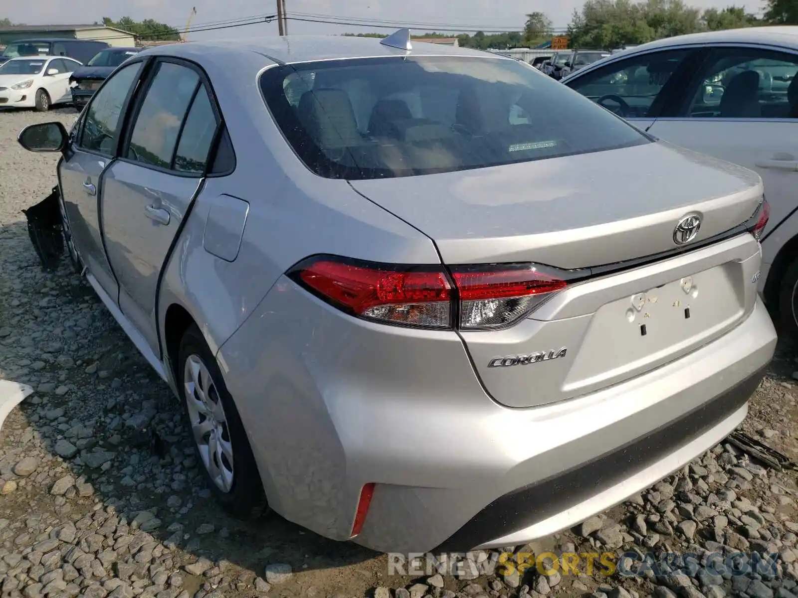 3 Photograph of a damaged car 5YFEPMAE2MP256039 TOYOTA COROLLA 2021