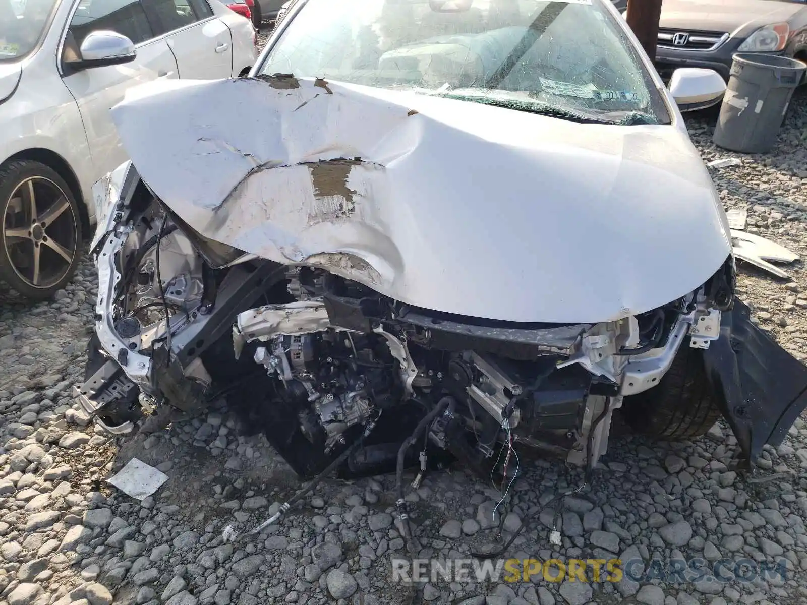 9 Photograph of a damaged car 5YFEPMAE2MP256039 TOYOTA COROLLA 2021