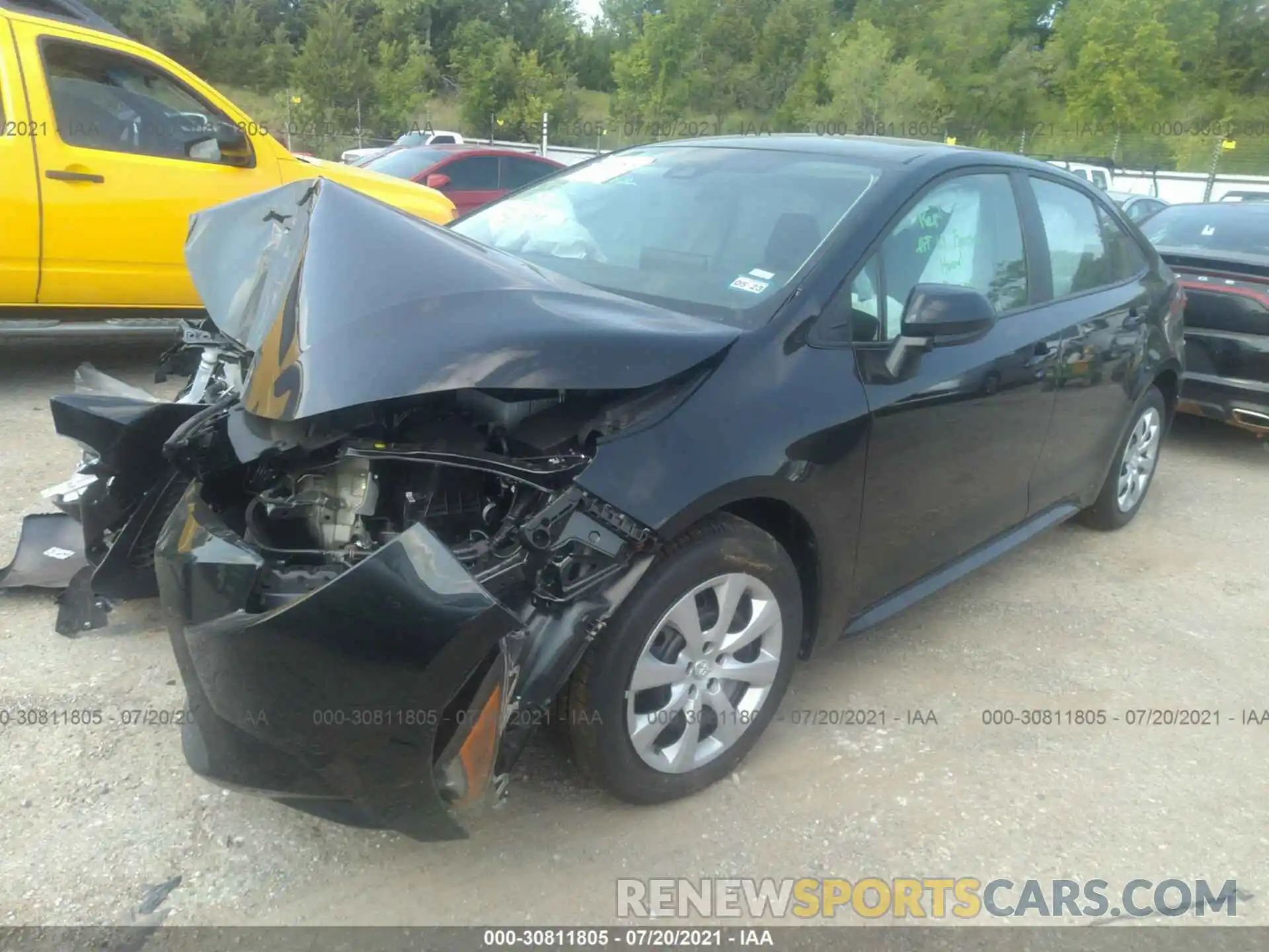 2 Photograph of a damaged car 5YFEPMAE2MP257529 TOYOTA COROLLA 2021