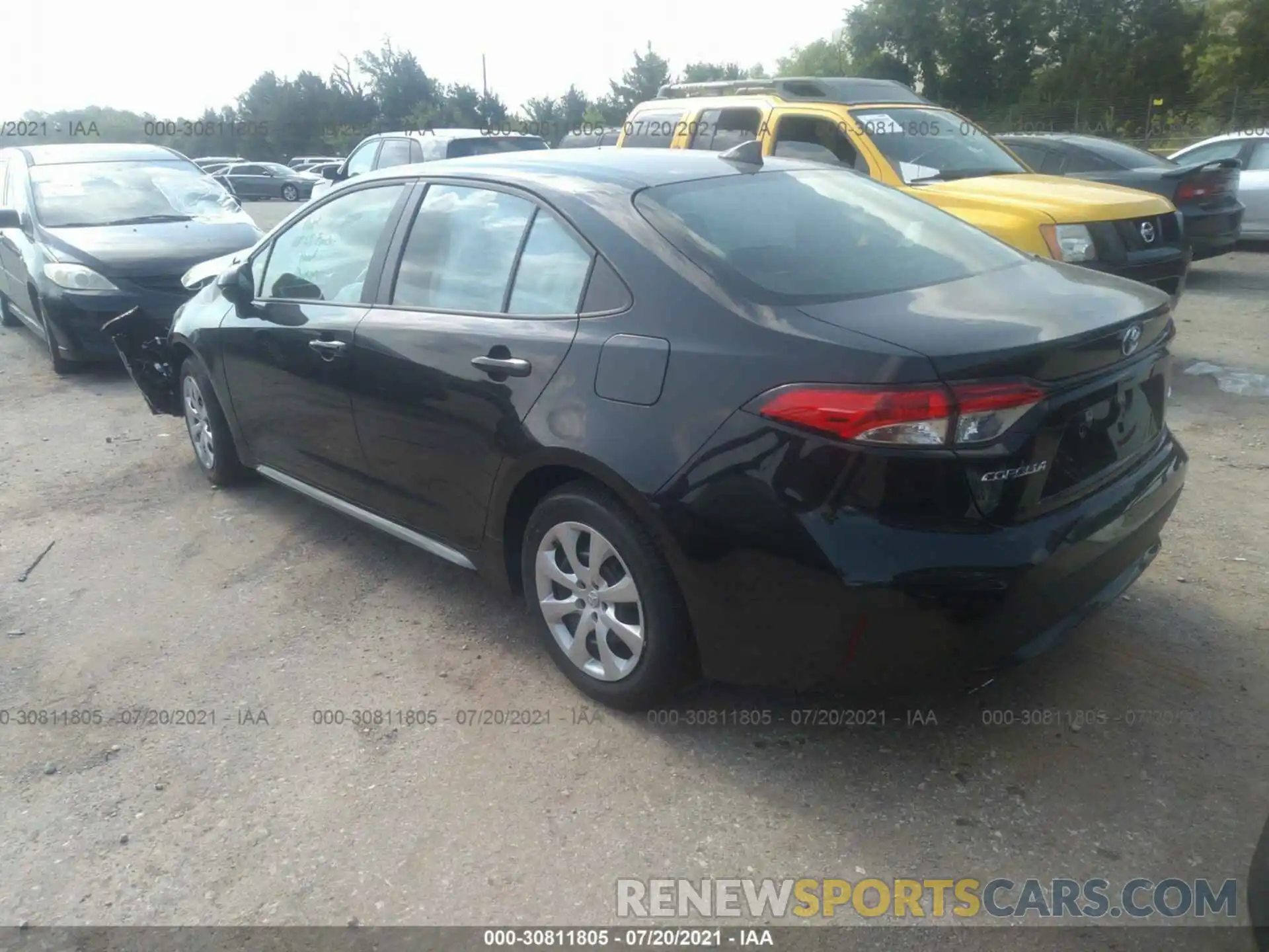 3 Photograph of a damaged car 5YFEPMAE2MP257529 TOYOTA COROLLA 2021