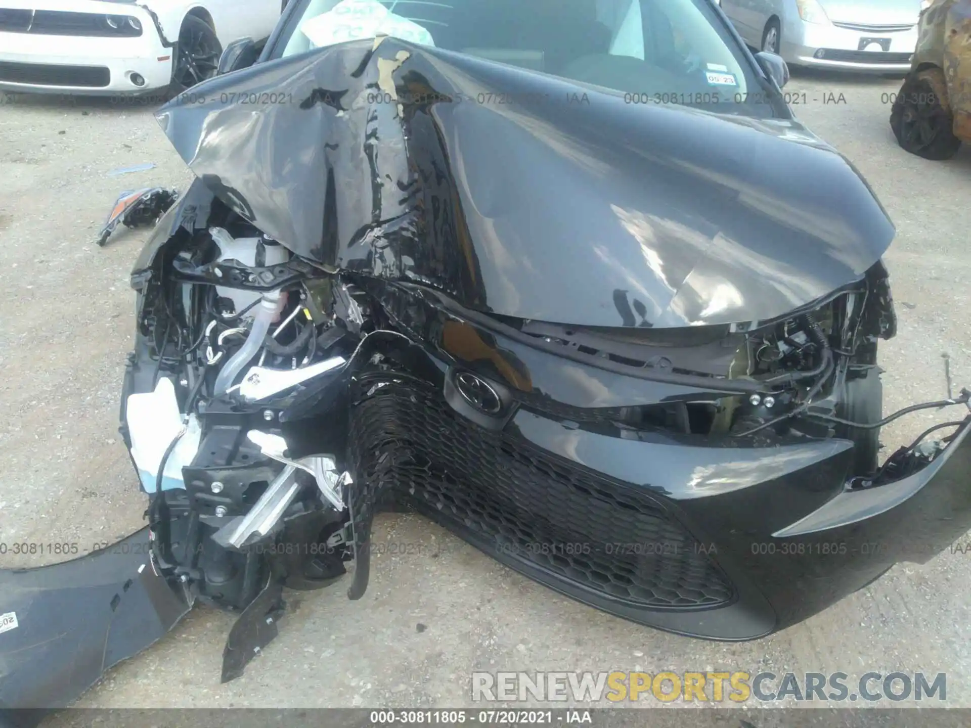 6 Photograph of a damaged car 5YFEPMAE2MP257529 TOYOTA COROLLA 2021