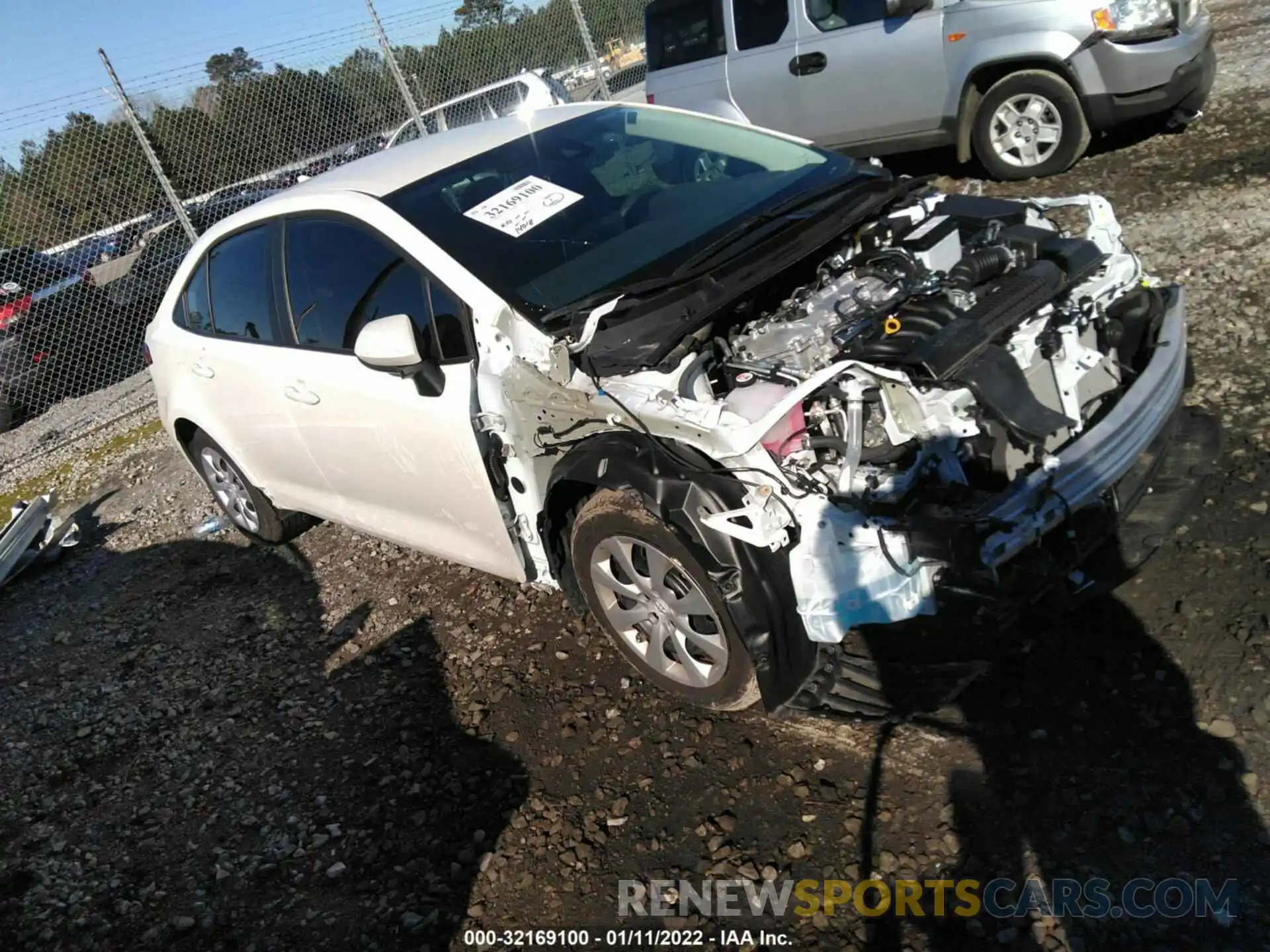 1 Photograph of a damaged car 5YFEPMAE2MP257708 TOYOTA COROLLA 2021