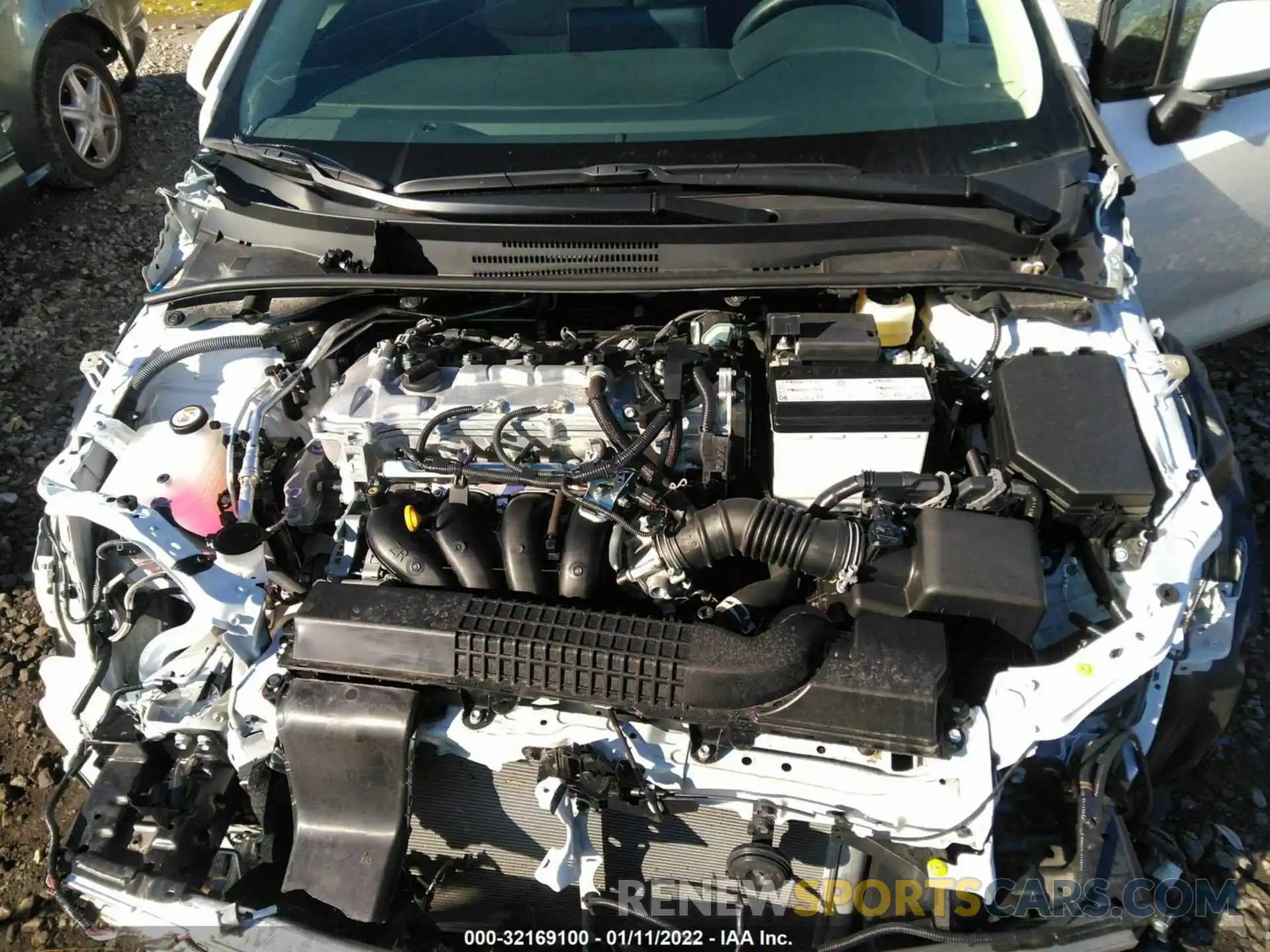 10 Photograph of a damaged car 5YFEPMAE2MP257708 TOYOTA COROLLA 2021