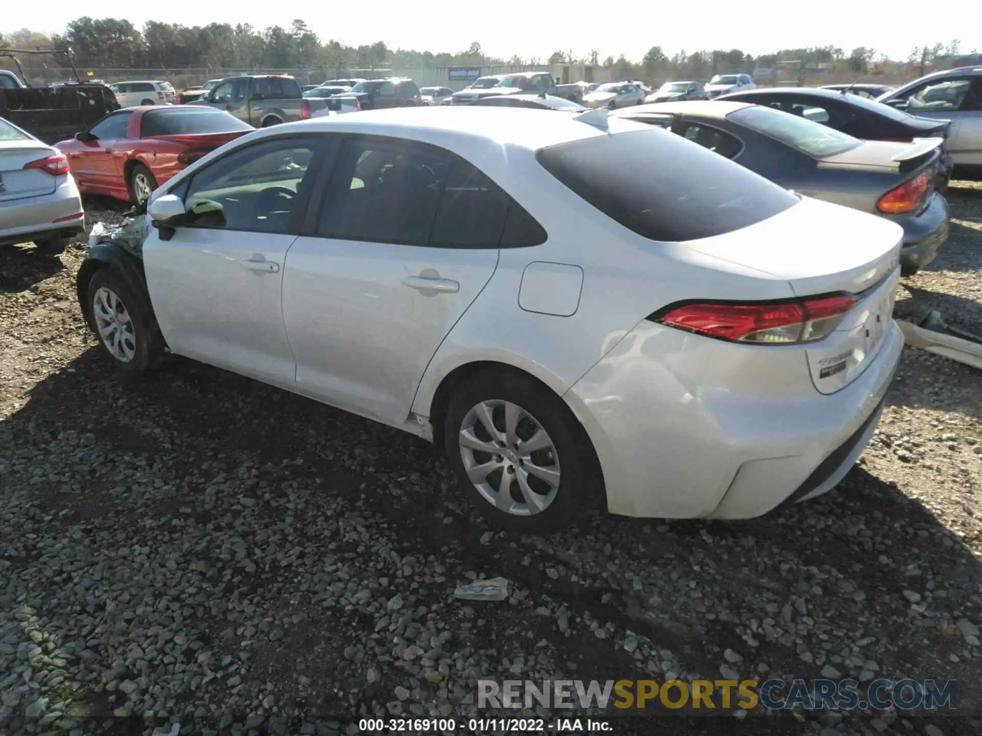 3 Photograph of a damaged car 5YFEPMAE2MP257708 TOYOTA COROLLA 2021