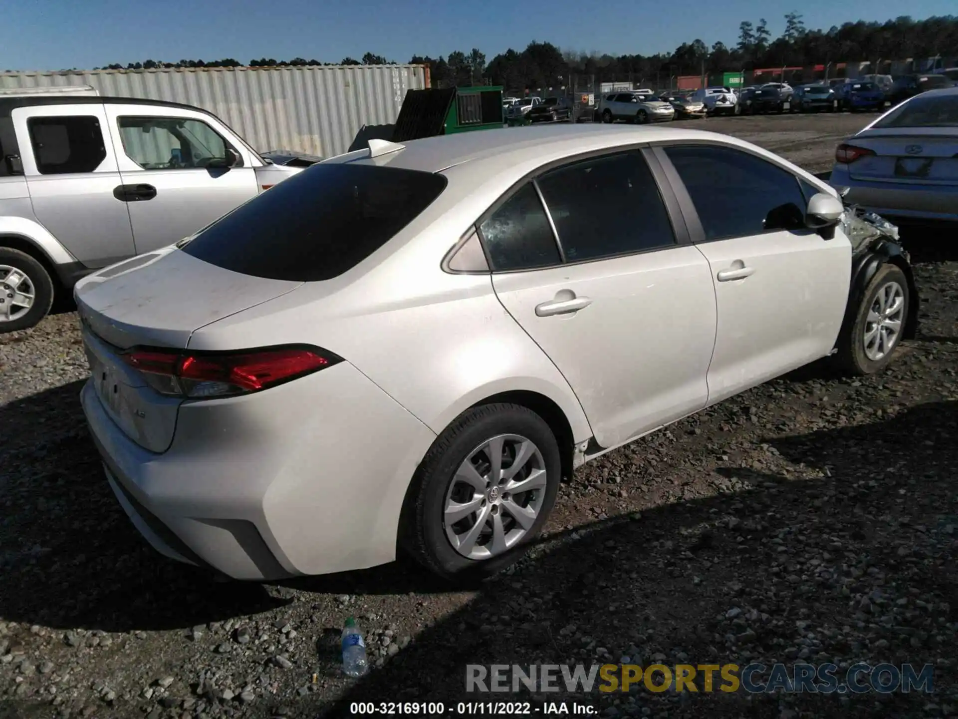 4 Photograph of a damaged car 5YFEPMAE2MP257708 TOYOTA COROLLA 2021