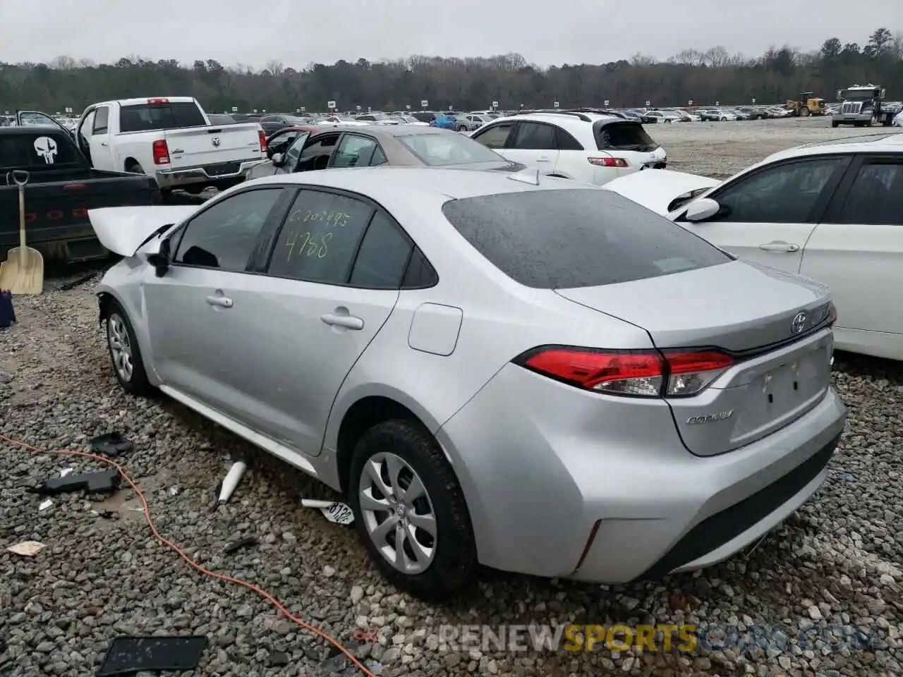 3 Photograph of a damaged car 5YFEPMAE2MP259975 TOYOTA COROLLA 2021