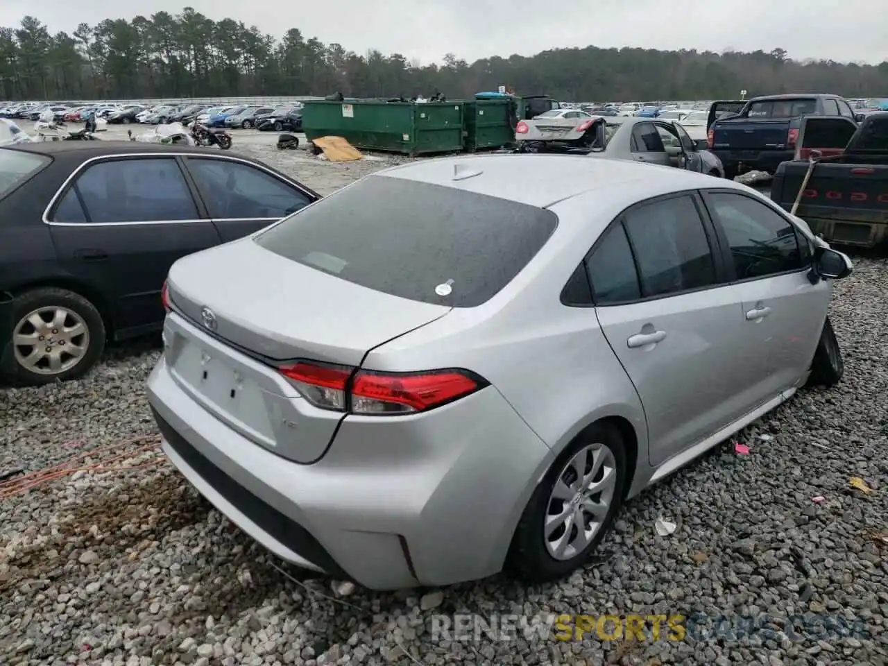 4 Photograph of a damaged car 5YFEPMAE2MP259975 TOYOTA COROLLA 2021