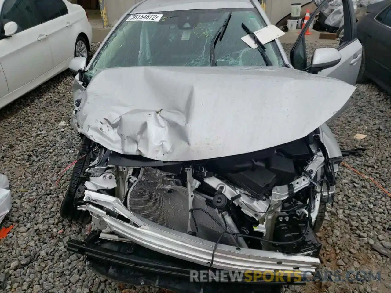 7 Photograph of a damaged car 5YFEPMAE2MP259975 TOYOTA COROLLA 2021