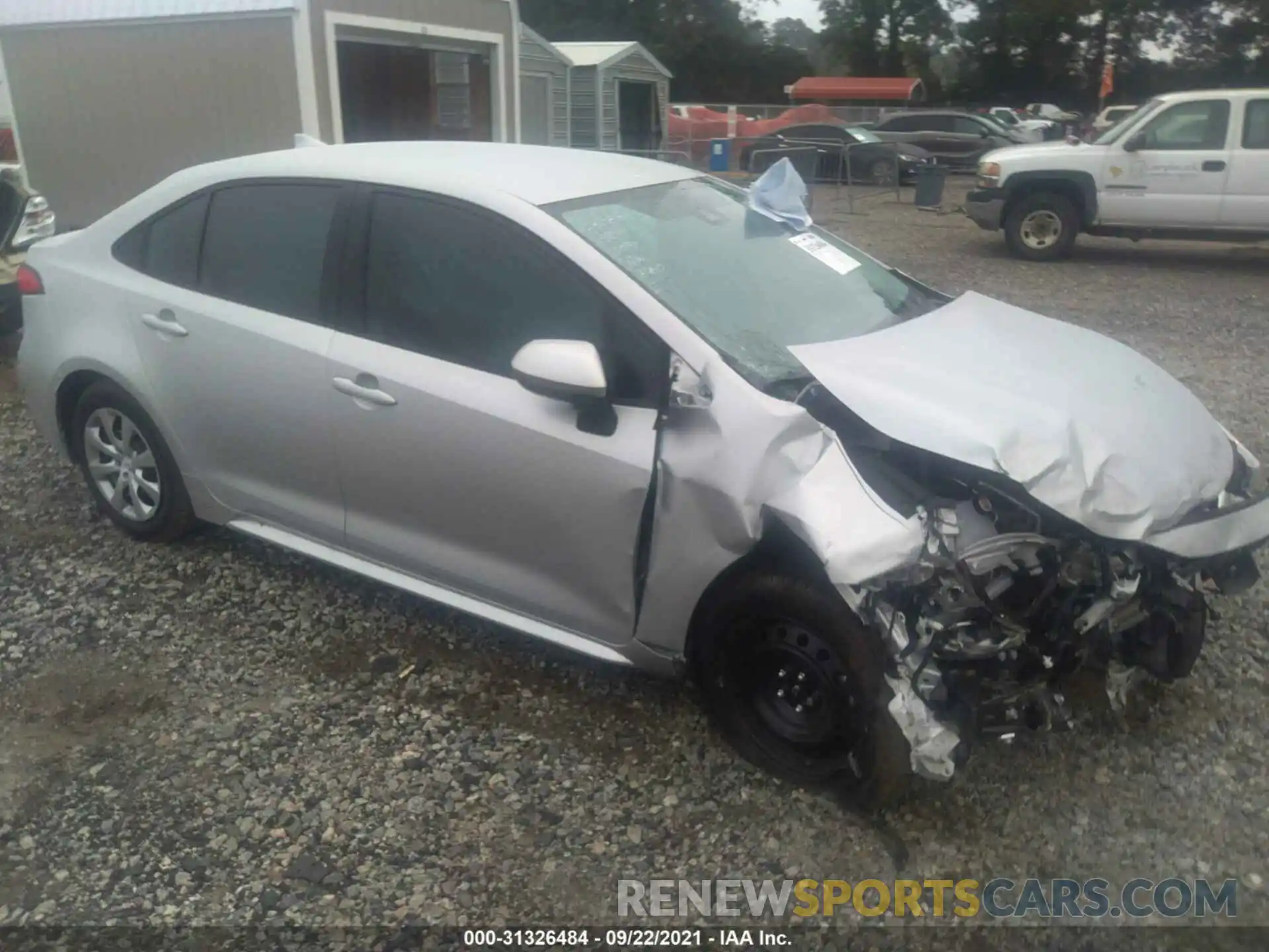 1 Photograph of a damaged car 5YFEPMAE2MP260091 TOYOTA COROLLA 2021