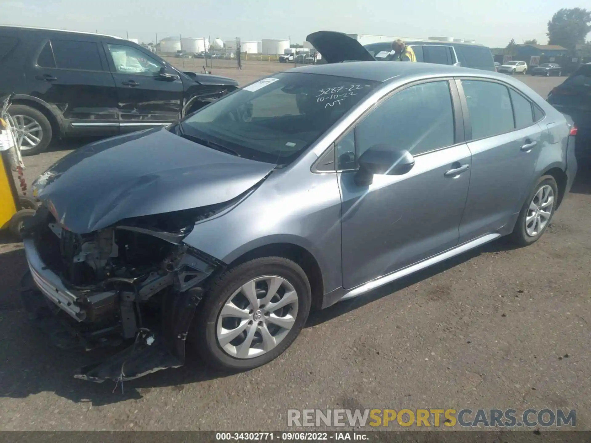 2 Photograph of a damaged car 5YFEPMAE2MP261015 TOYOTA COROLLA 2021