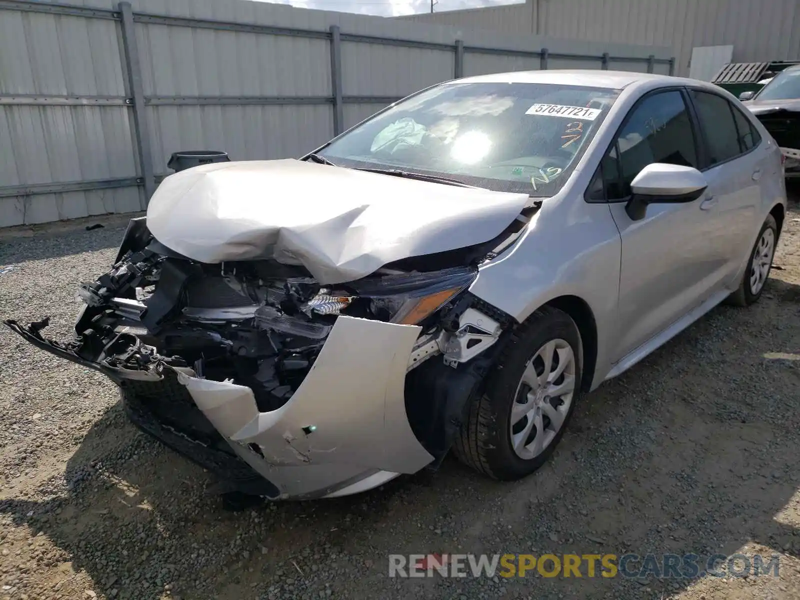 2 Photograph of a damaged car 5YFEPMAE2MP261127 TOYOTA COROLLA 2021