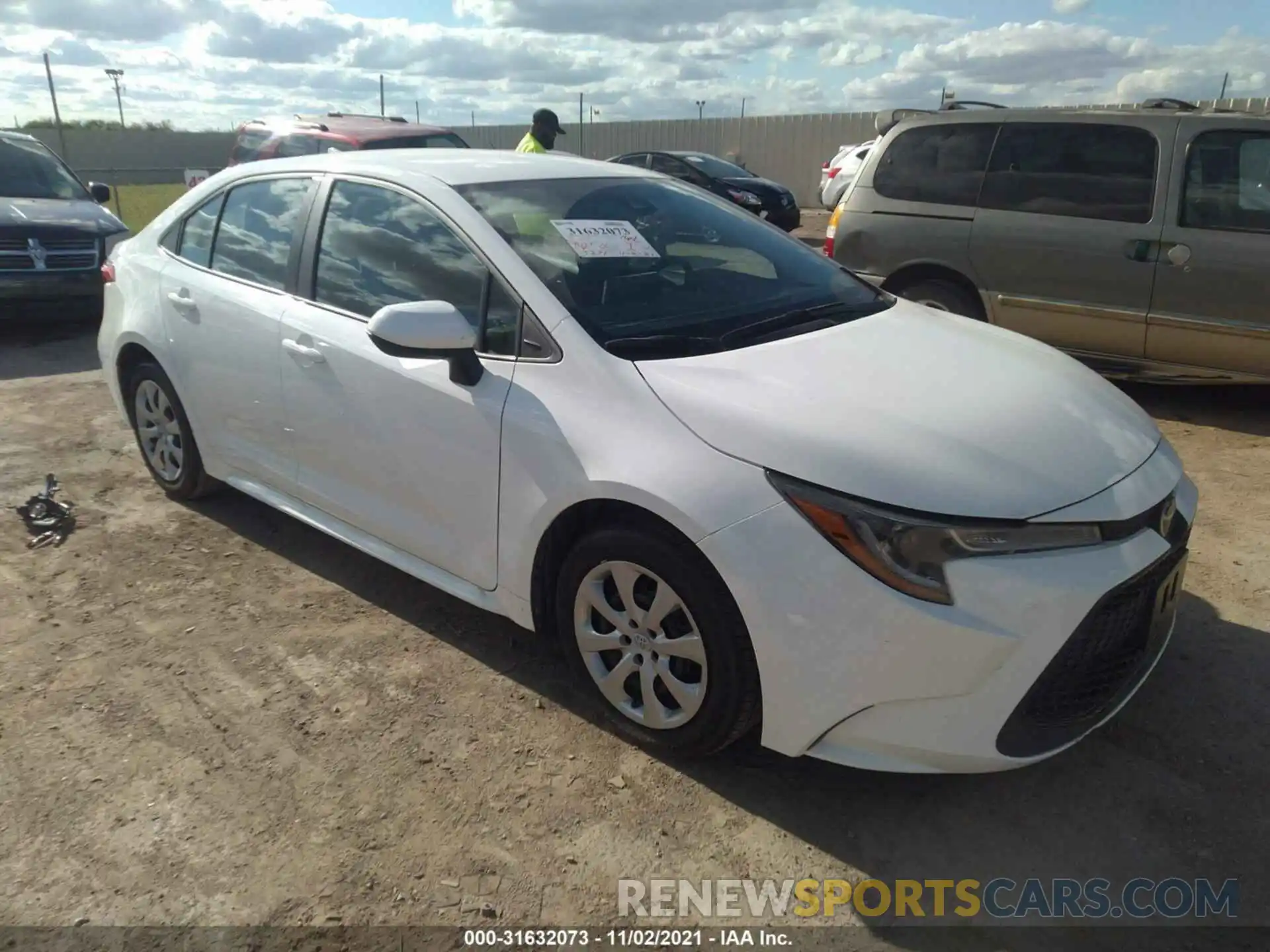 1 Photograph of a damaged car 5YFEPMAE2MP261399 TOYOTA COROLLA 2021