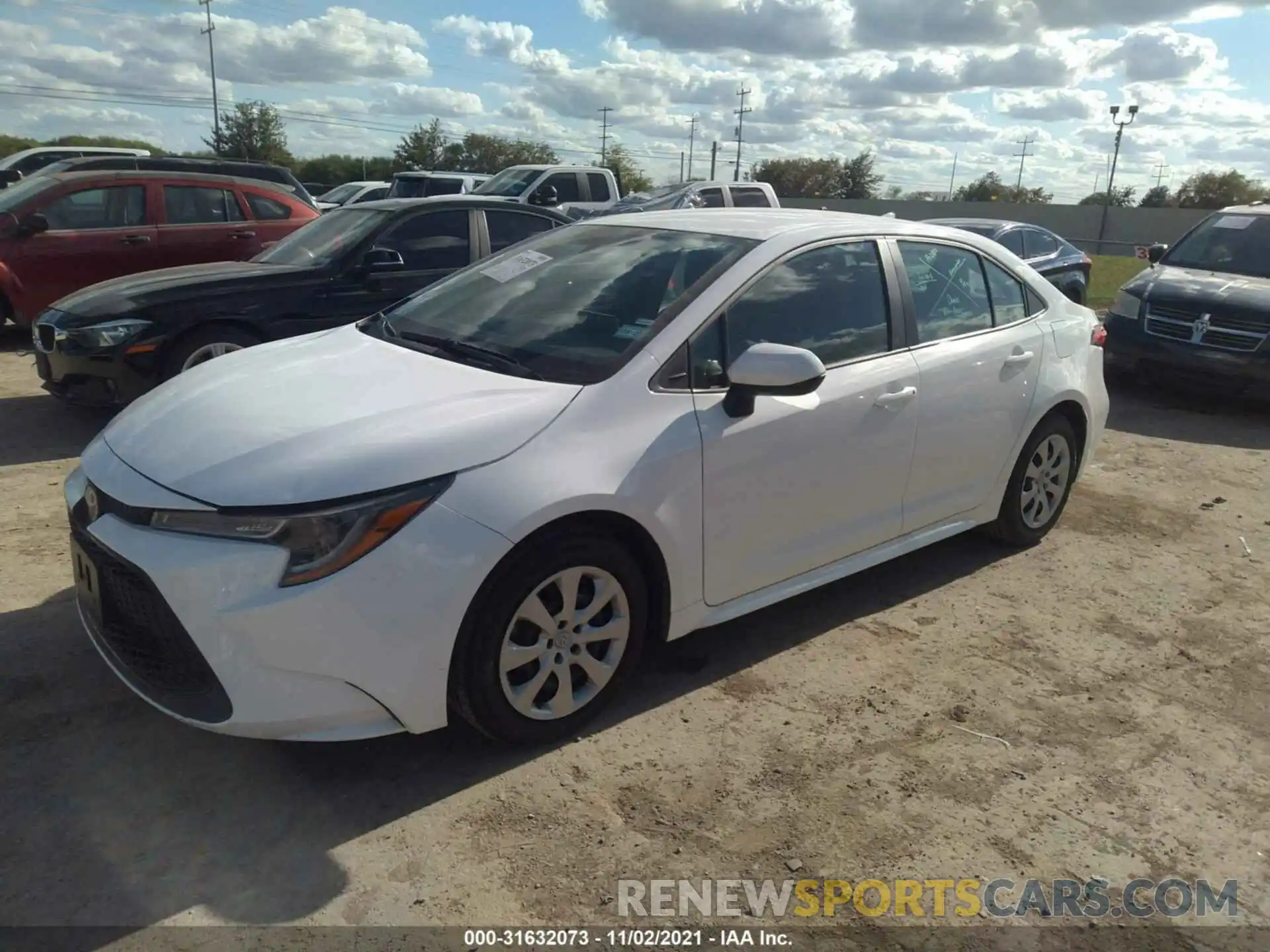 2 Photograph of a damaged car 5YFEPMAE2MP261399 TOYOTA COROLLA 2021