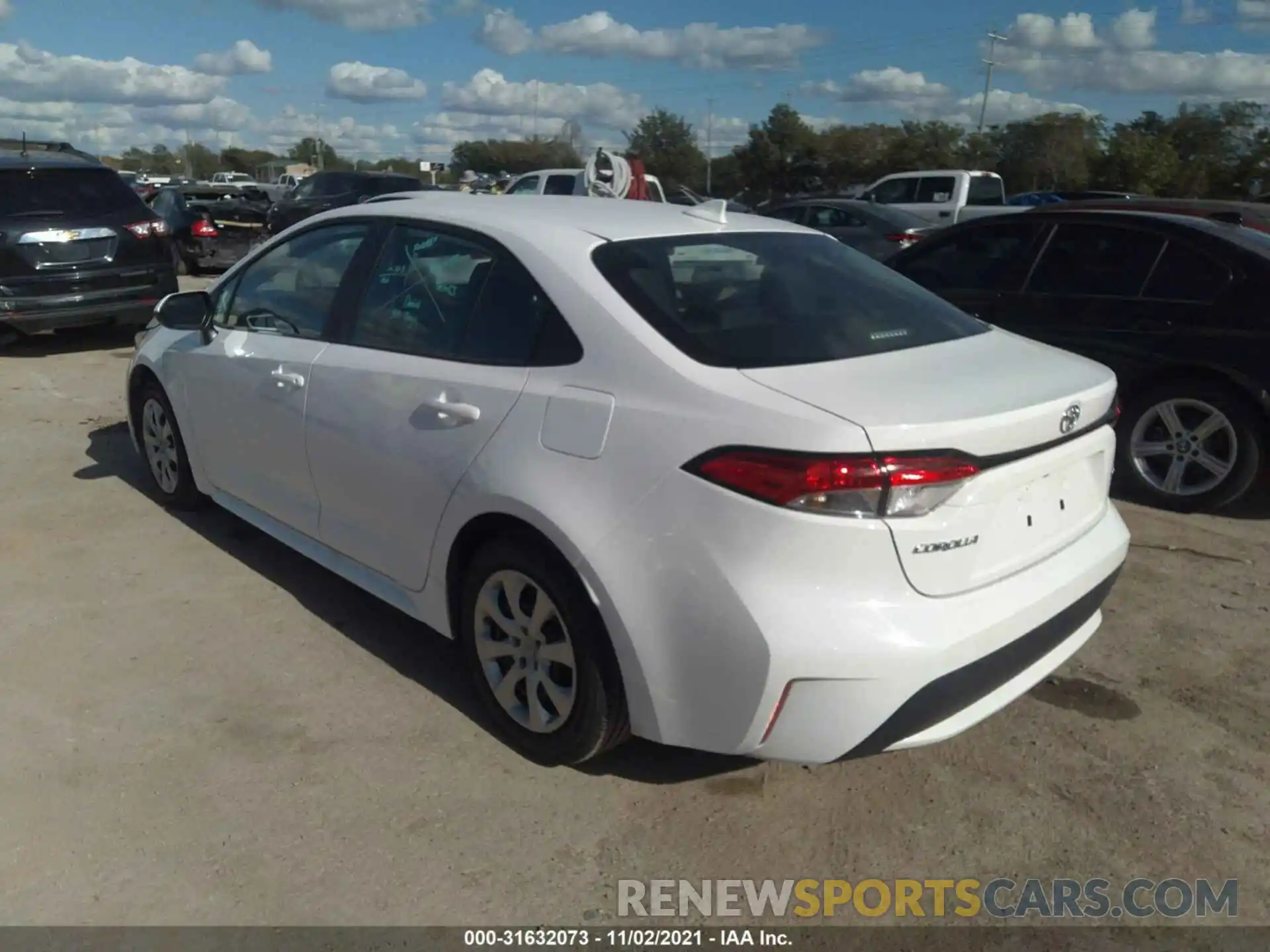 3 Photograph of a damaged car 5YFEPMAE2MP261399 TOYOTA COROLLA 2021