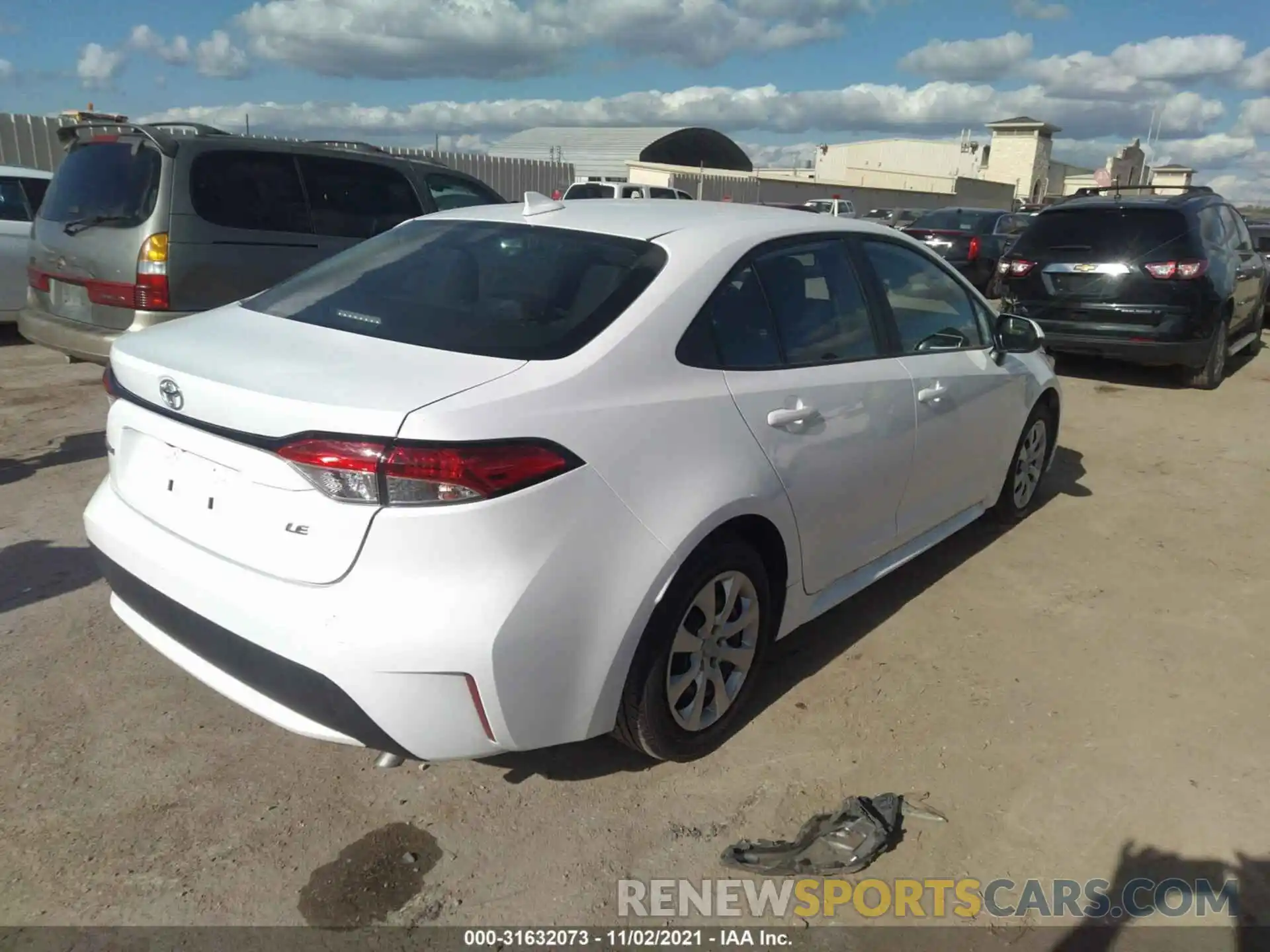 4 Photograph of a damaged car 5YFEPMAE2MP261399 TOYOTA COROLLA 2021