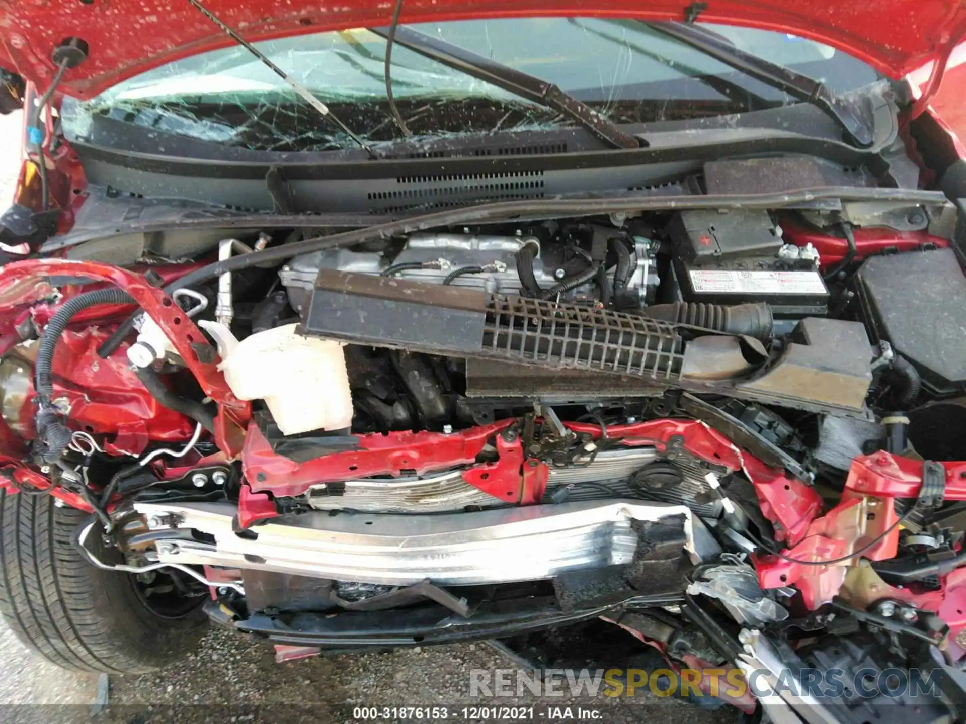 10 Photograph of a damaged car 5YFEPMAE2MP261760 TOYOTA COROLLA 2021