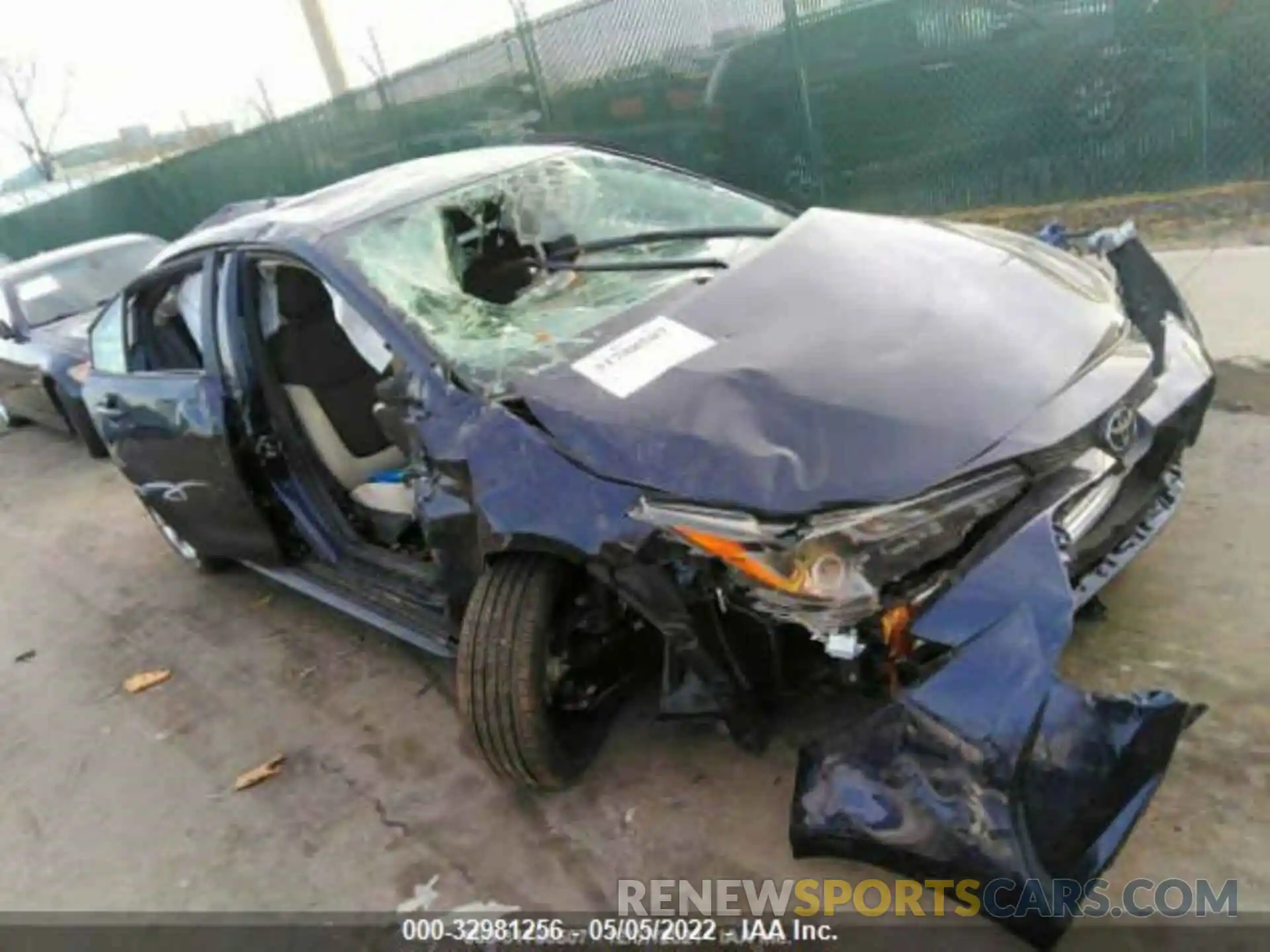 1 Photograph of a damaged car 5YFEPMAE2MP264402 TOYOTA COROLLA 2021