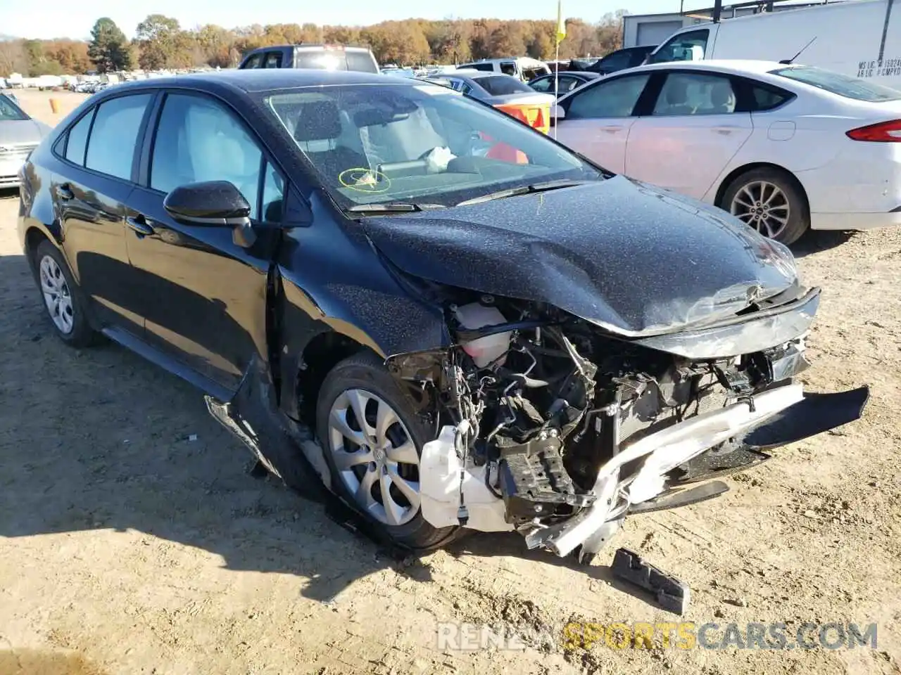 1 Photograph of a damaged car 5YFEPMAE2MP267297 TOYOTA COROLLA 2021