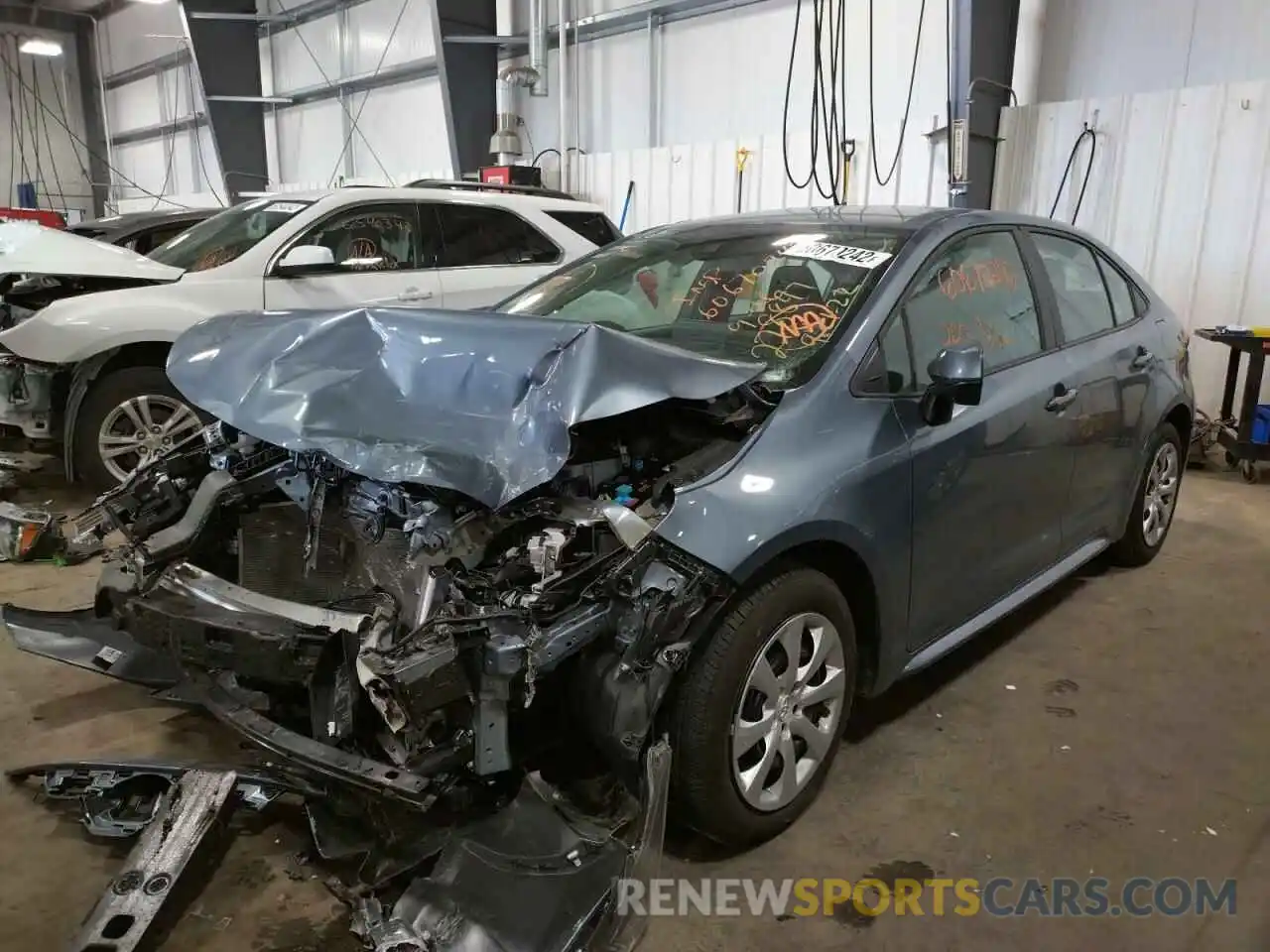 2 Photograph of a damaged car 5YFEPMAE2MP269146 TOYOTA COROLLA 2021