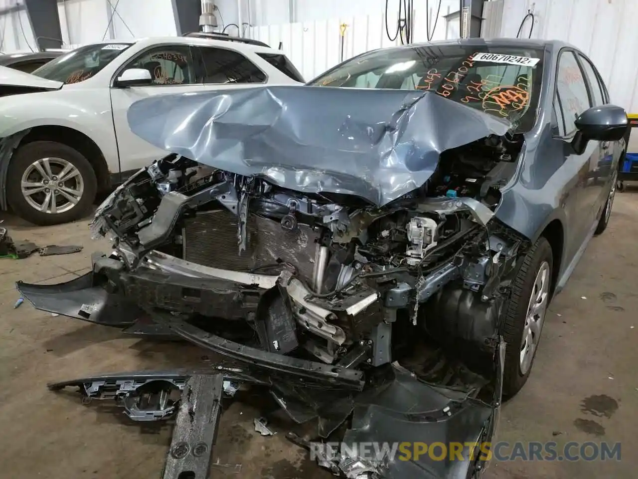 9 Photograph of a damaged car 5YFEPMAE2MP269146 TOYOTA COROLLA 2021