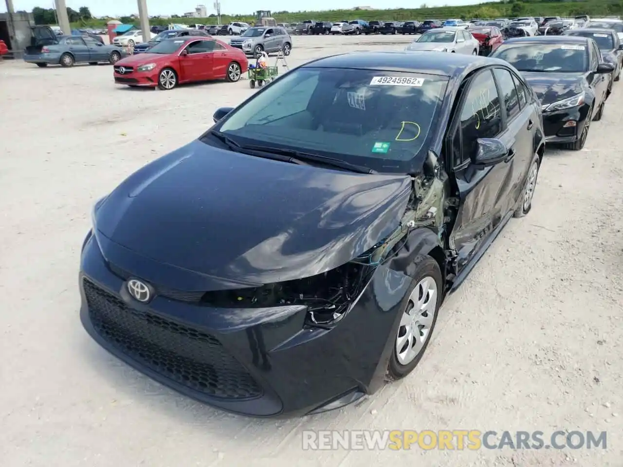 2 Photograph of a damaged car 5YFEPMAE2MP269194 TOYOTA COROLLA 2021