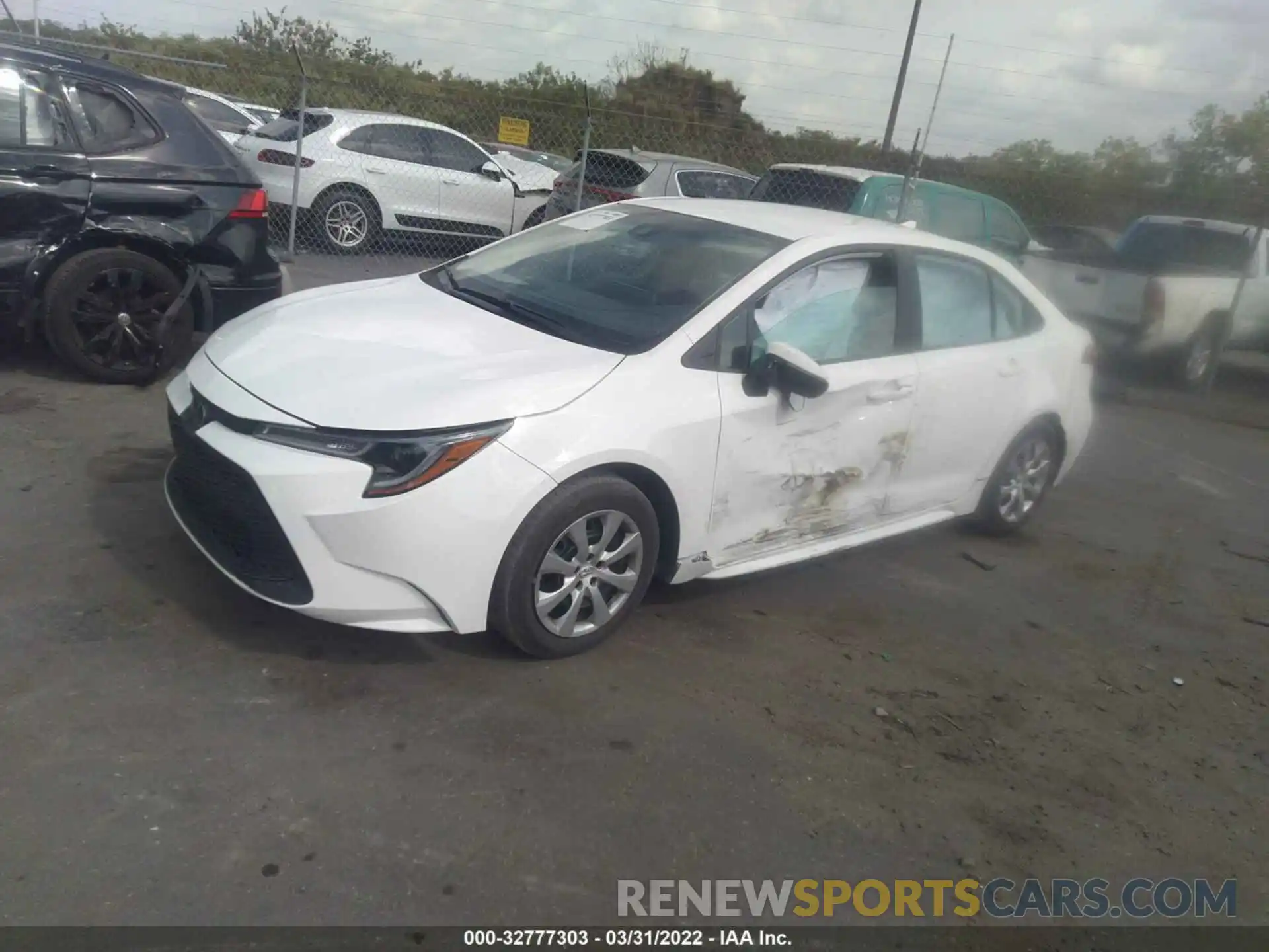 2 Photograph of a damaged car 5YFEPMAE2MP270538 TOYOTA COROLLA 2021