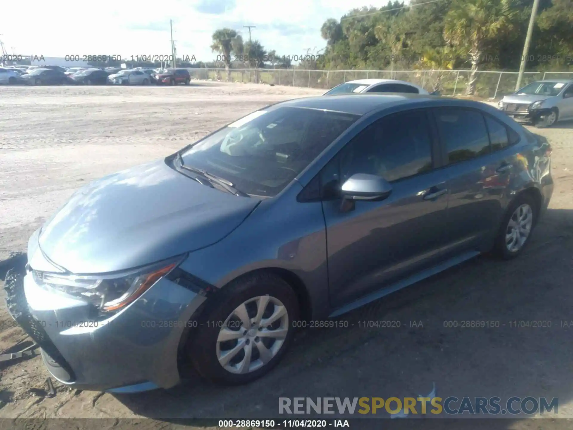 2 Photograph of a damaged car 5YFEPMAE3MP147024 TOYOTA COROLLA 2021