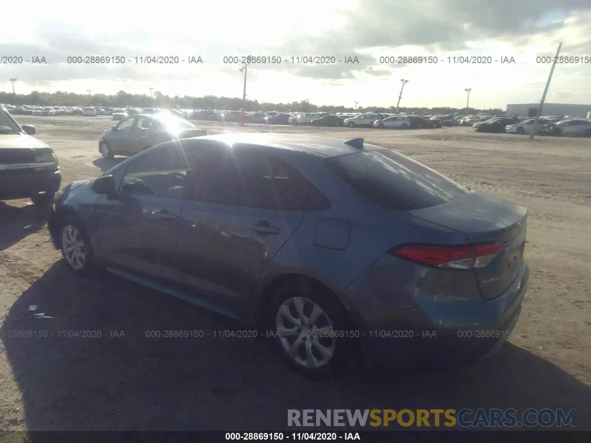 3 Photograph of a damaged car 5YFEPMAE3MP147024 TOYOTA COROLLA 2021