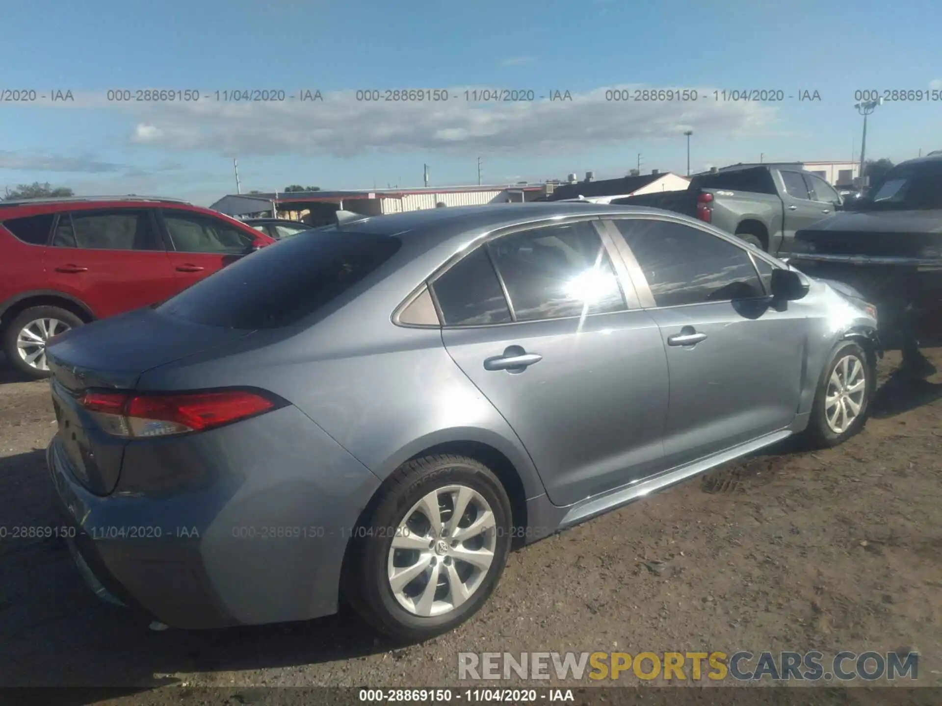 4 Photograph of a damaged car 5YFEPMAE3MP147024 TOYOTA COROLLA 2021