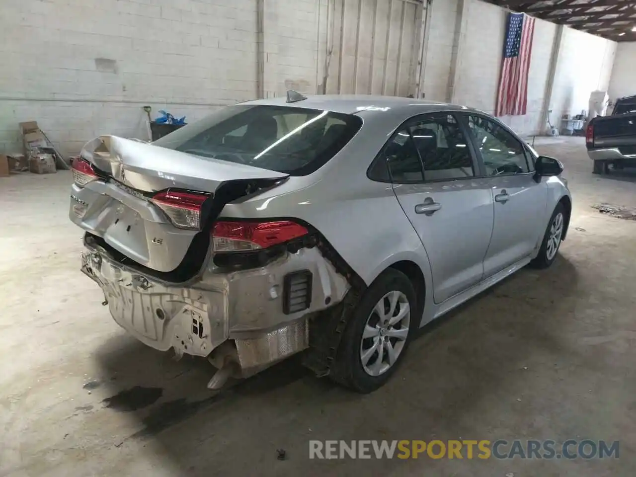 4 Photograph of a damaged car 5YFEPMAE3MP147881 TOYOTA COROLLA 2021