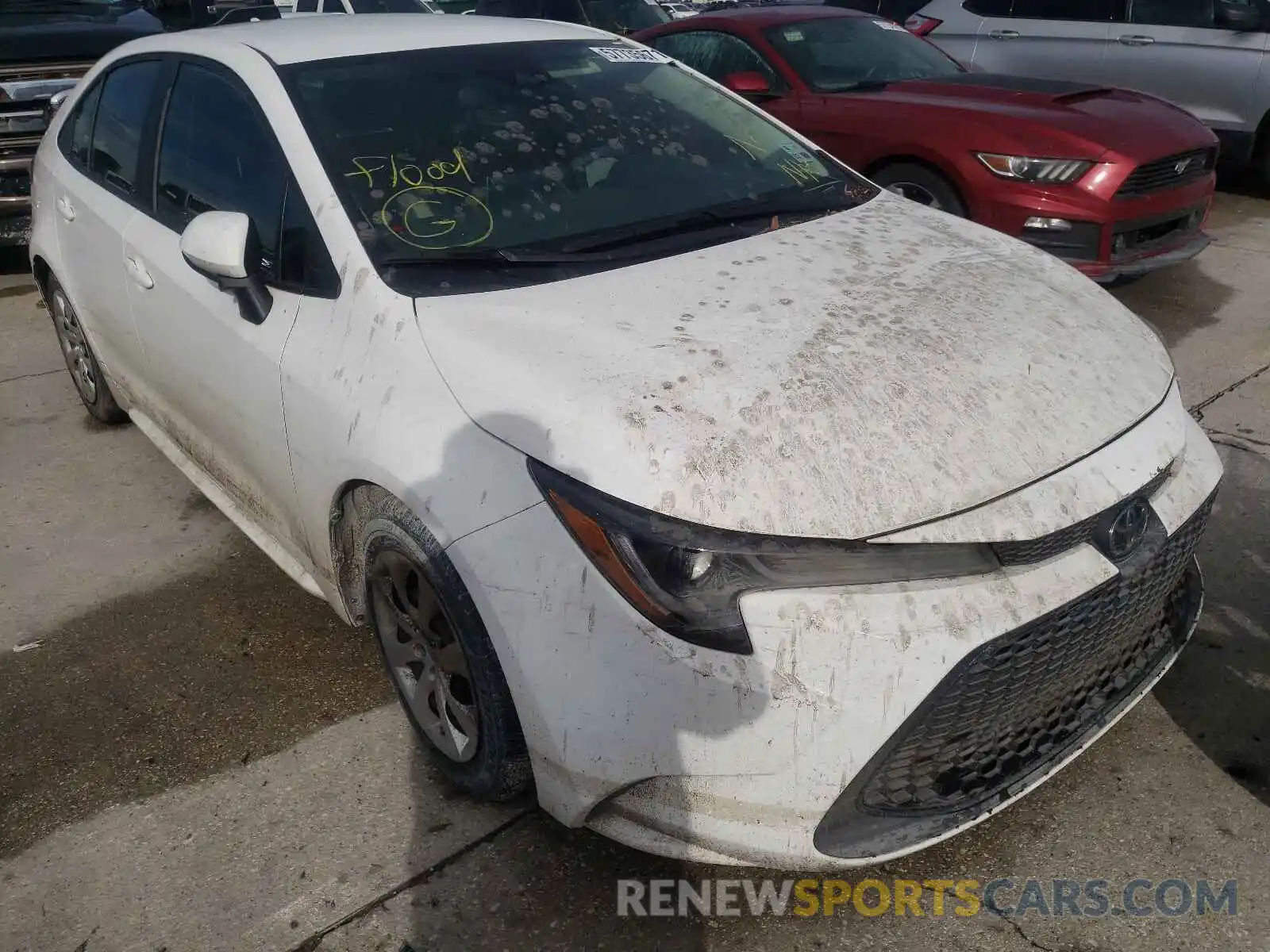 1 Photograph of a damaged car 5YFEPMAE3MP148562 TOYOTA COROLLA 2021