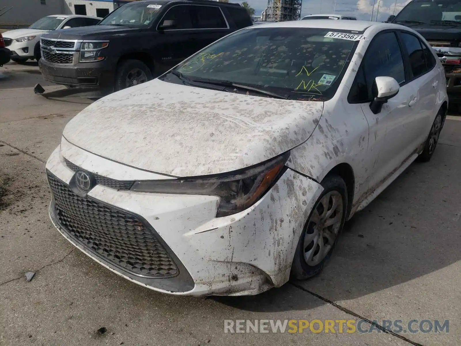 2 Photograph of a damaged car 5YFEPMAE3MP148562 TOYOTA COROLLA 2021