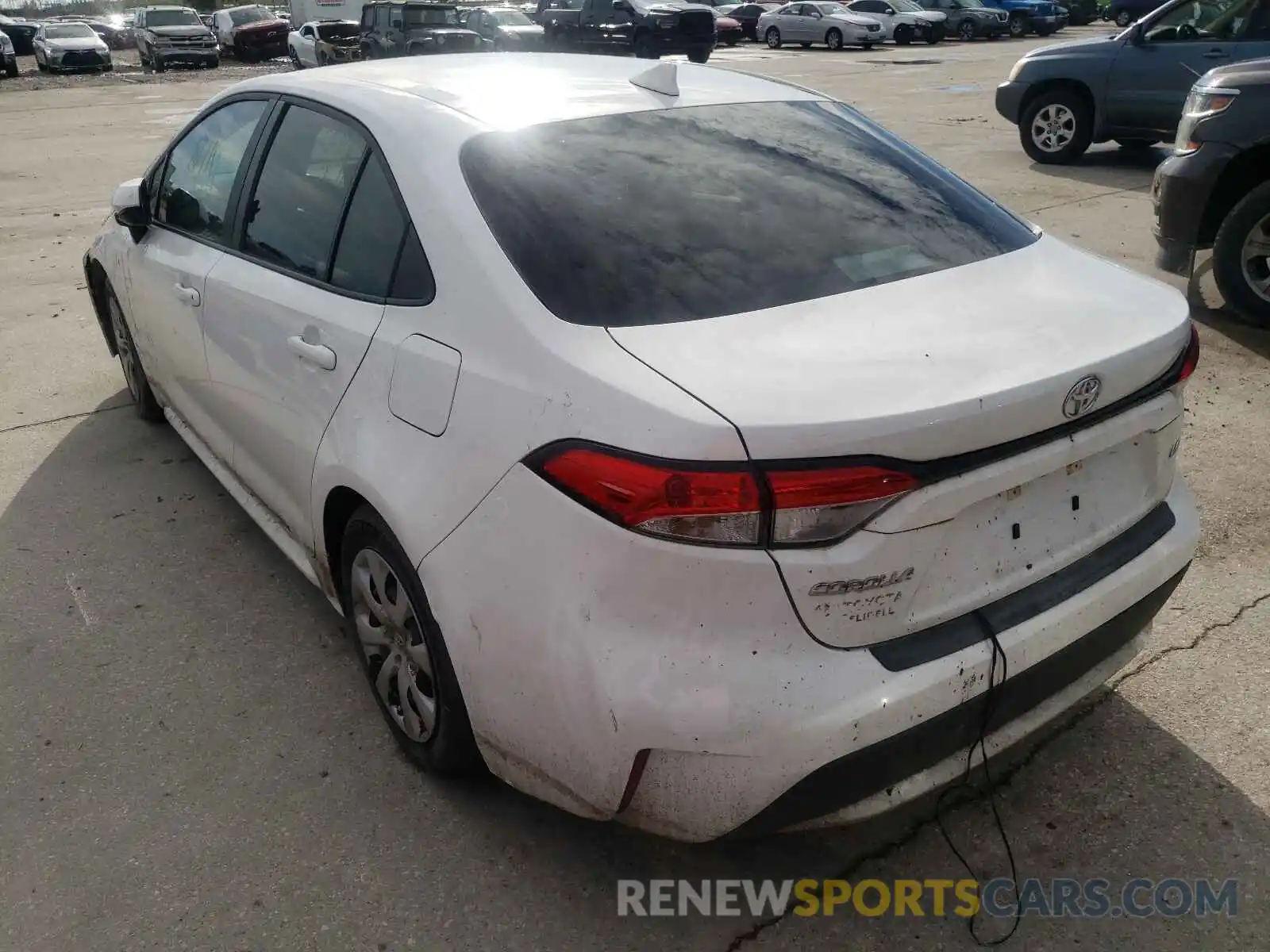 3 Photograph of a damaged car 5YFEPMAE3MP148562 TOYOTA COROLLA 2021